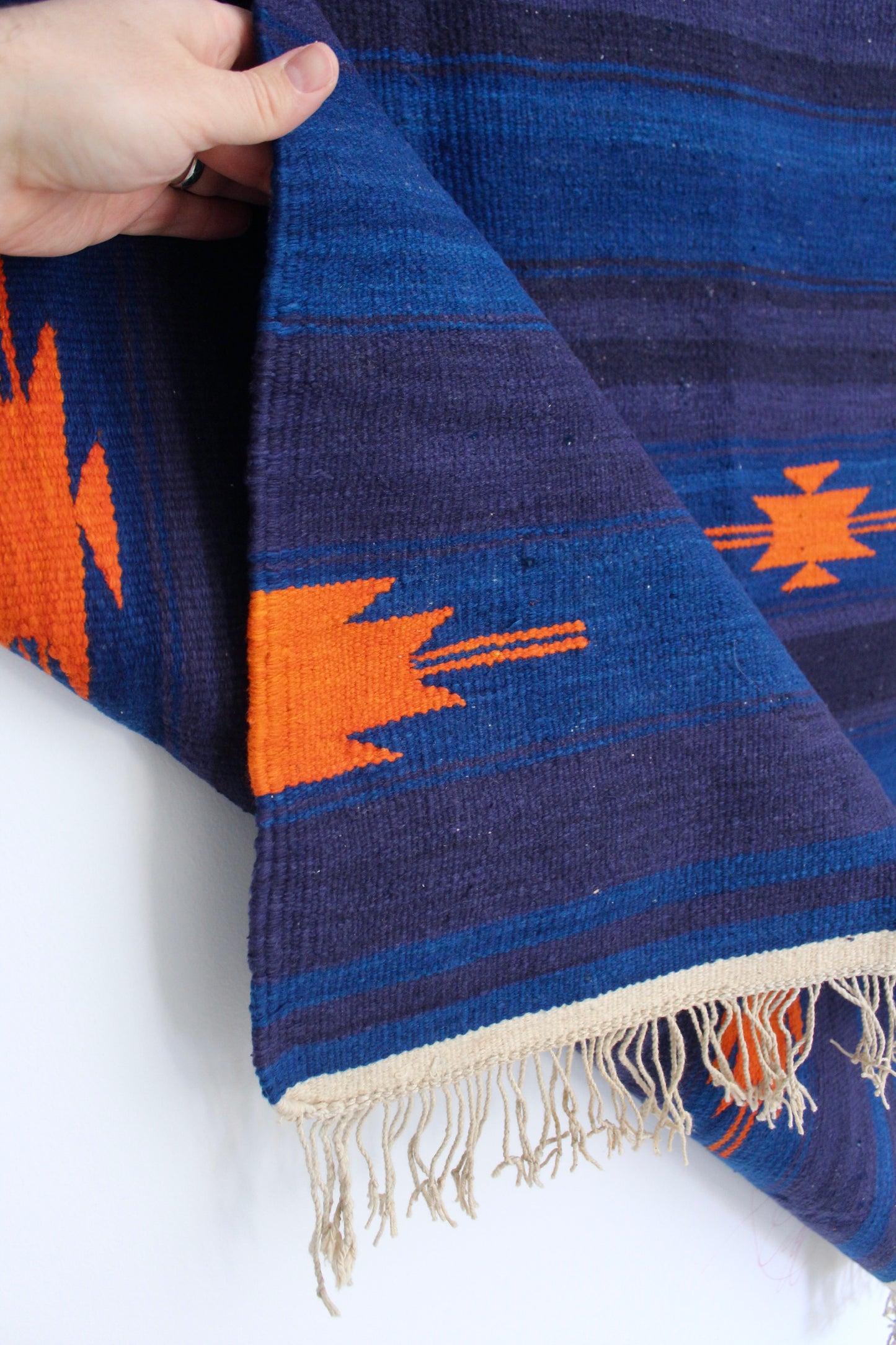 Handwoven Indian Cotton Kilim 107x183