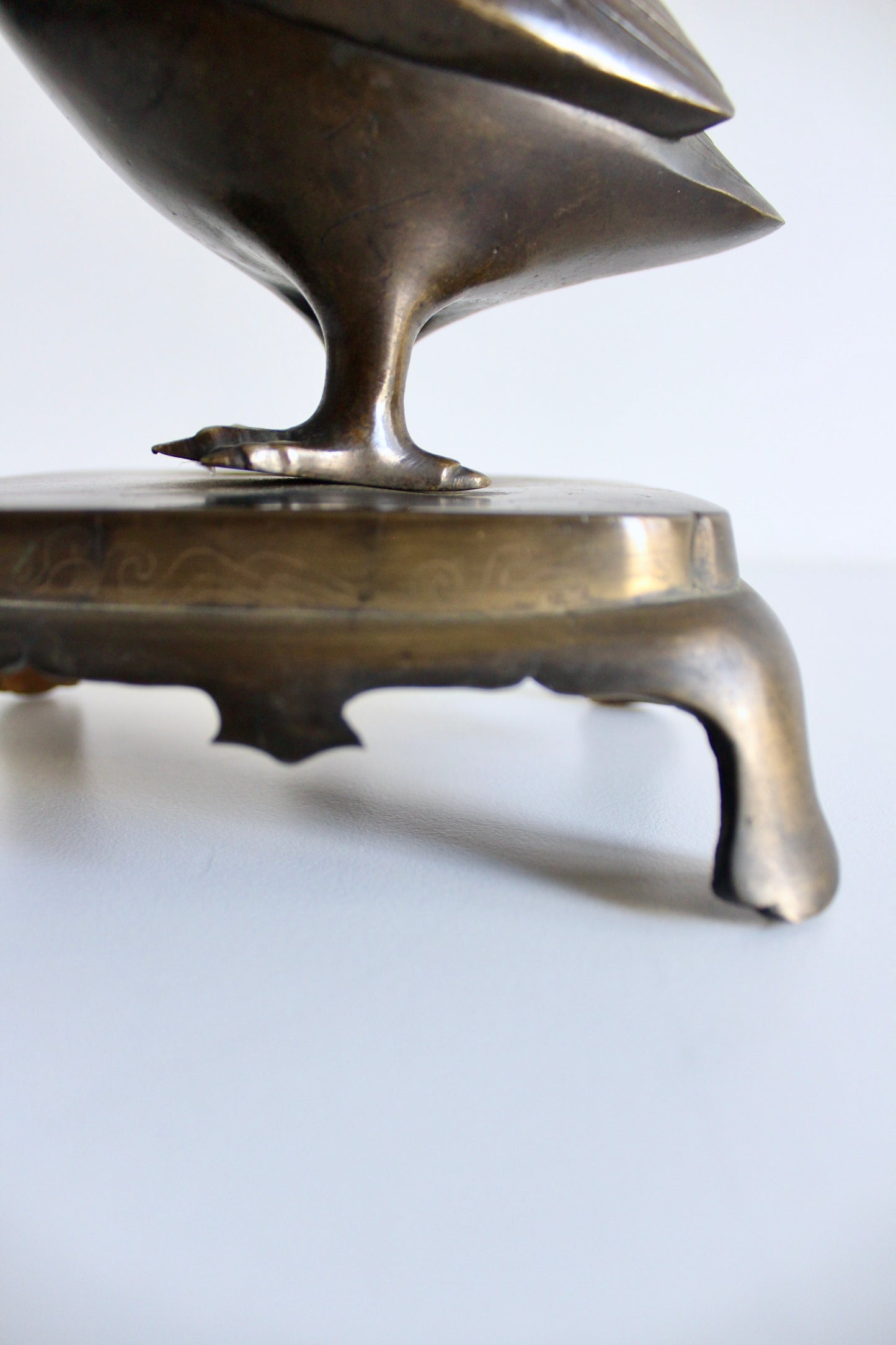 Japanese Meiji Period Bronze Duck Incense Burner/Mubkhar