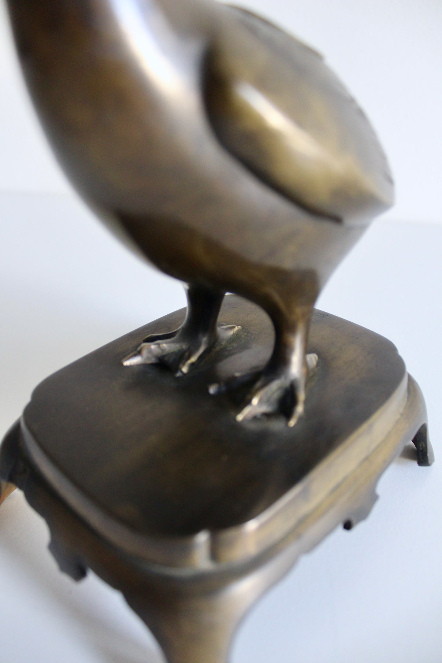 Japanese Meiji Period Bronze Duck Incense Burner/Mubkhar