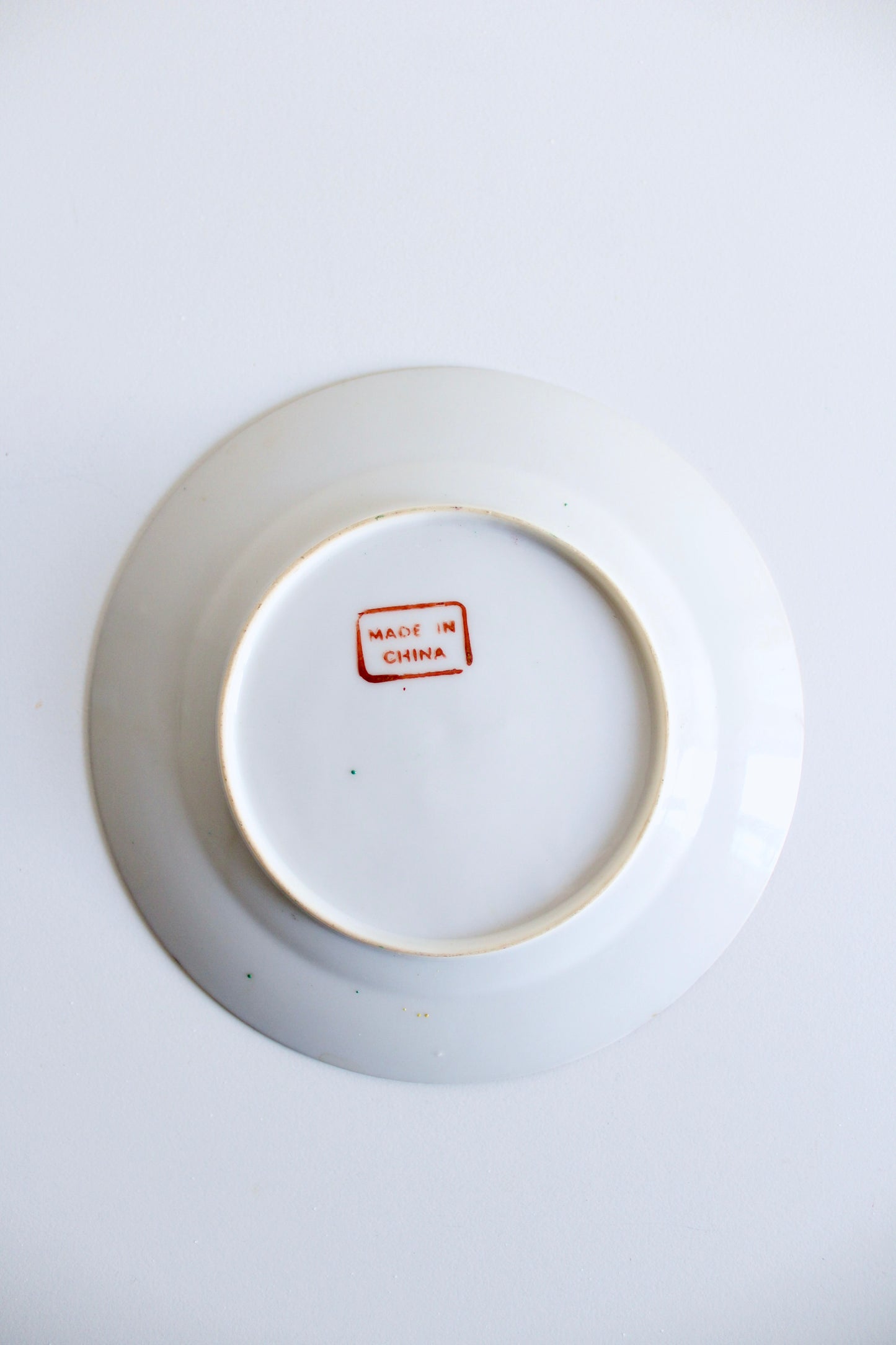 Vintage Famille Rose Handpainted Plate