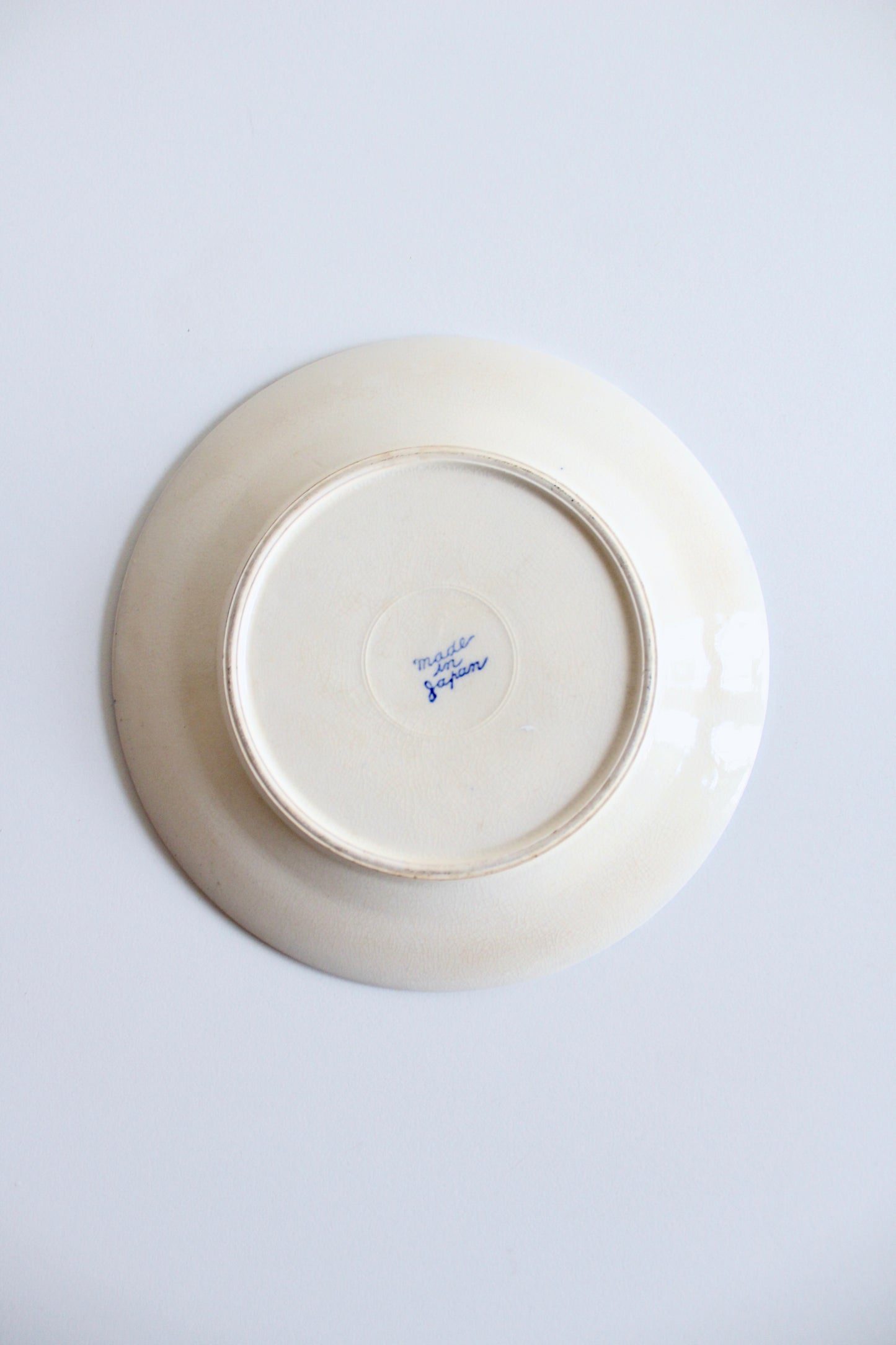 Midcentury Blue Willow Dessert Plate
