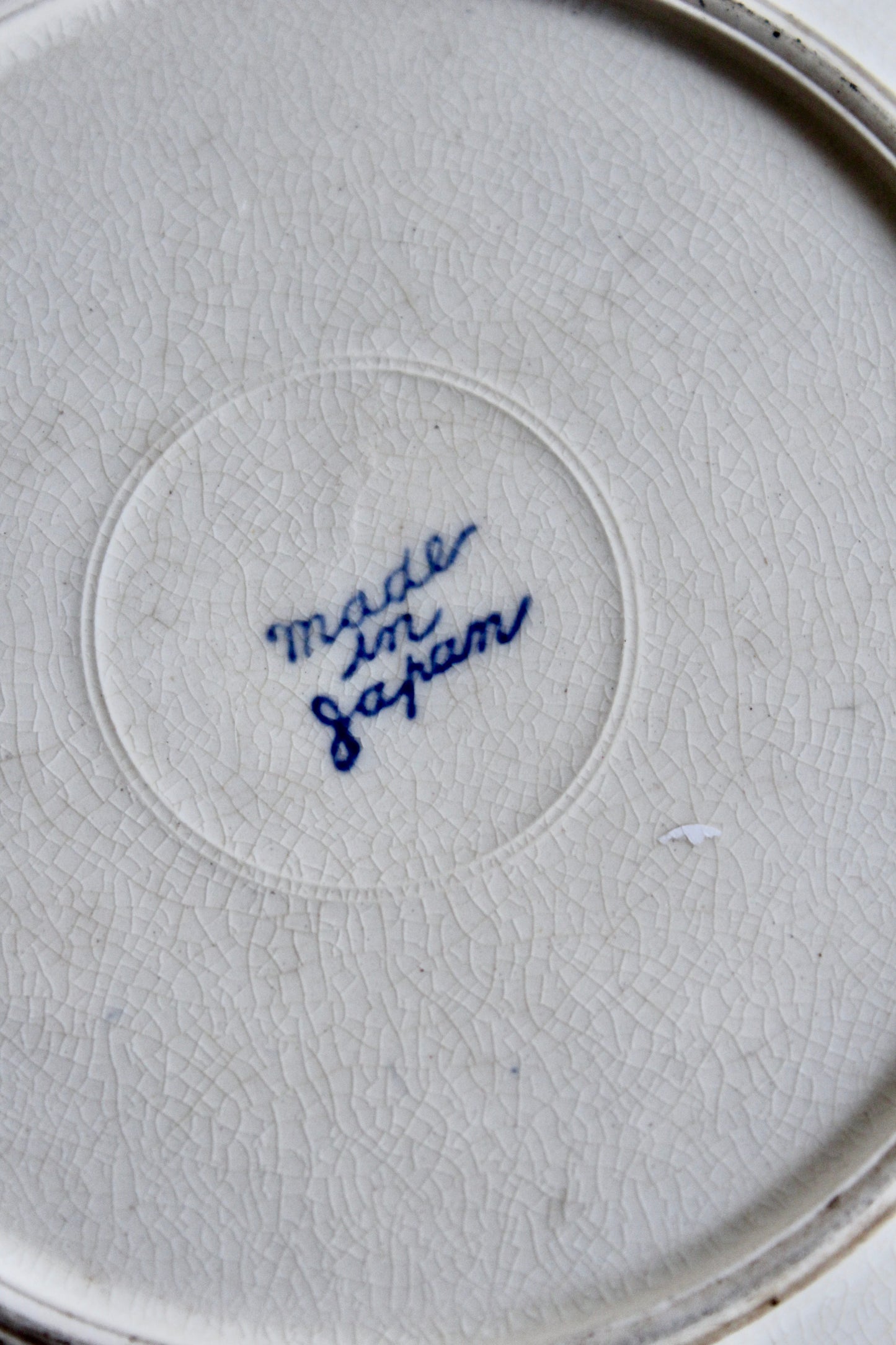 Midcentury Blue Willow Dessert Plate
