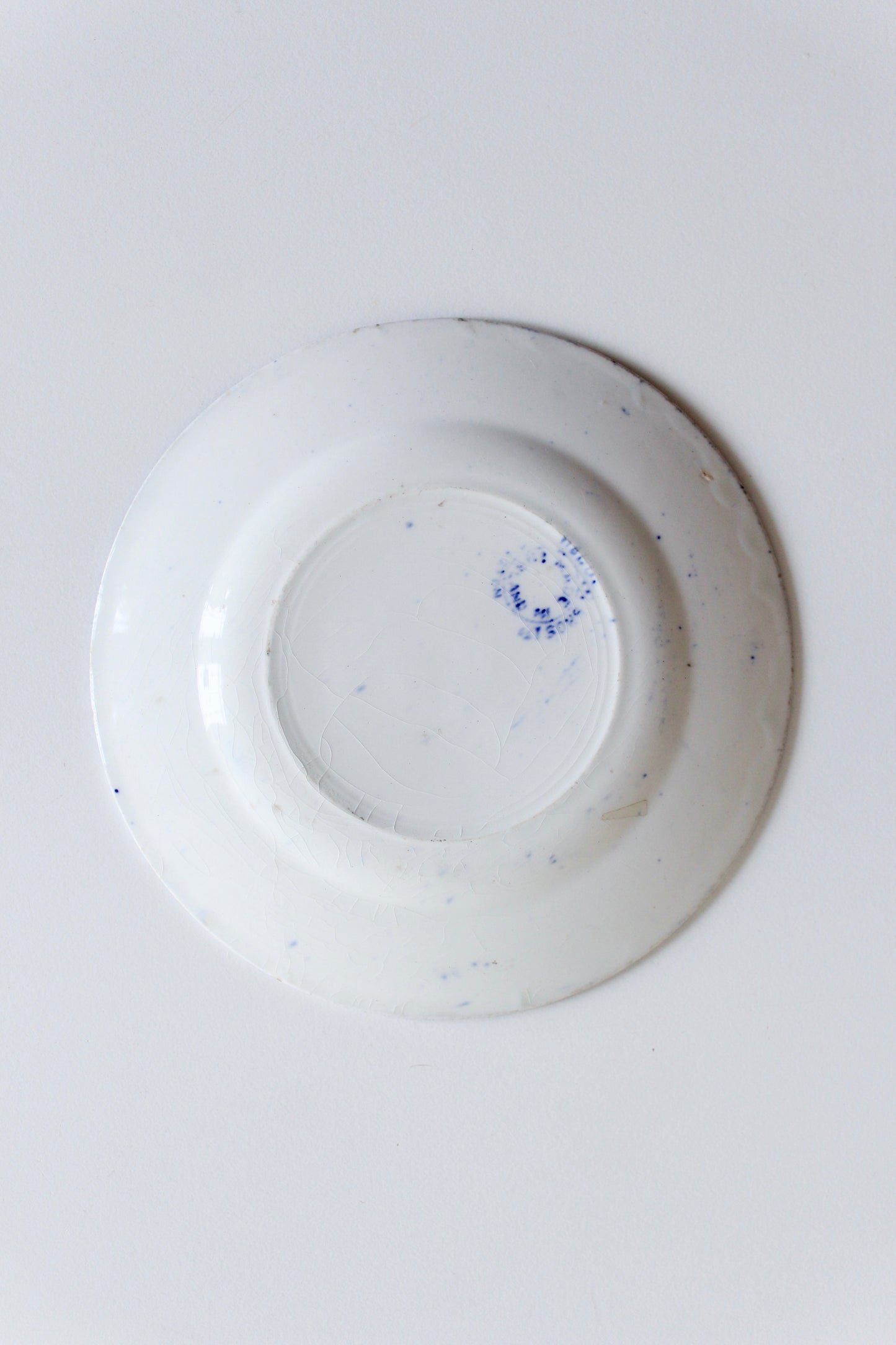Midcentury Blue Willow Dessert Plate