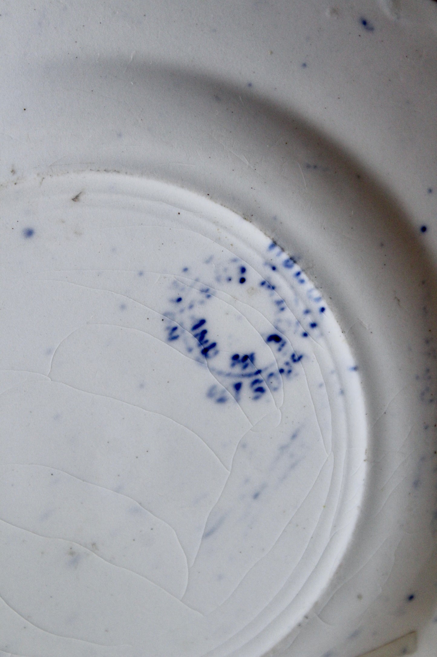 Midcentury Blue Willow Dessert Plate