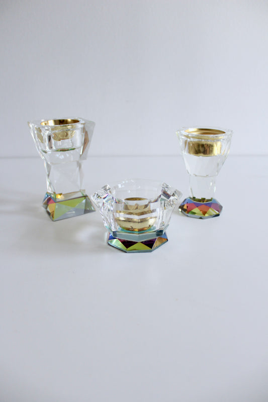 Vintage Glass Jewel Toned Mubkhars