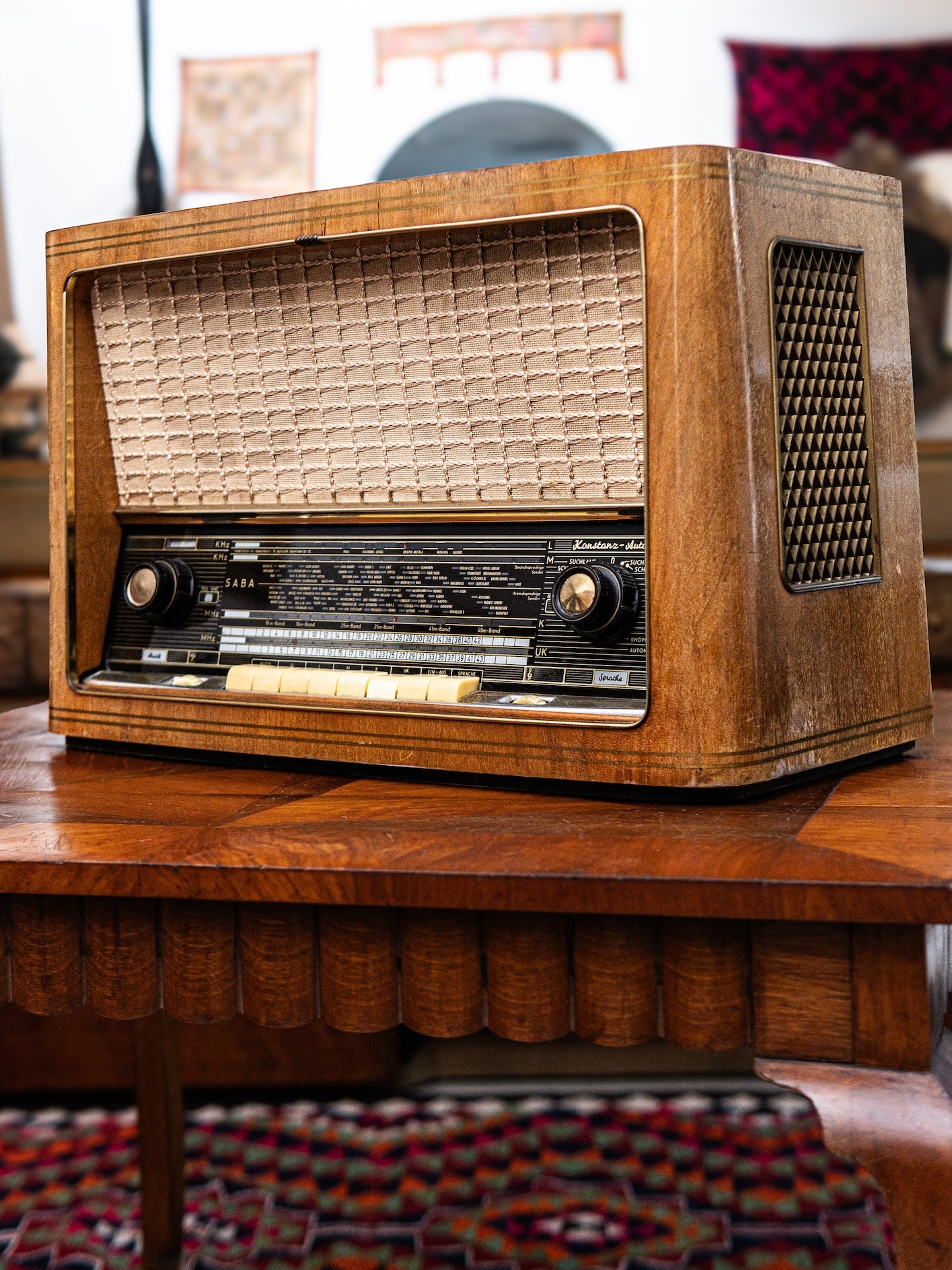 Working SABA Konstanz Automatic Tube Radio, West Germany, c. 1958–1962