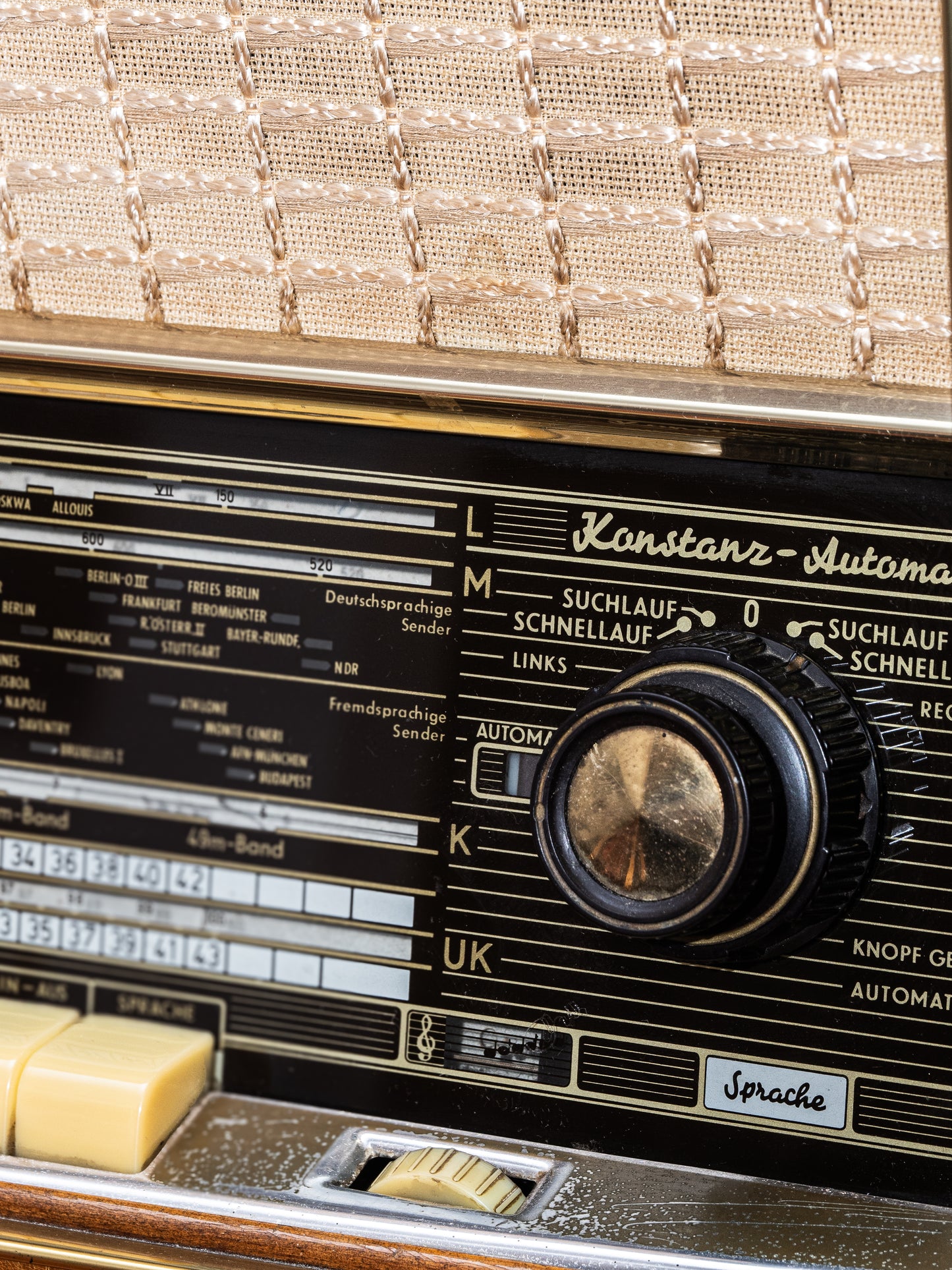 Working SABA Konstanz Automatic Tube Radio, West Germany, c. 1958–1962