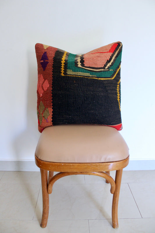 Vintage Turkish Kilim Pillow 2 - 50x50cm