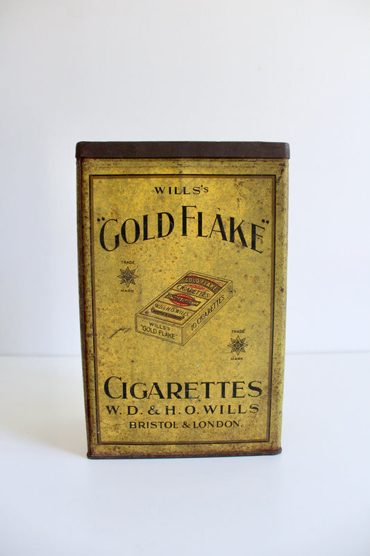 Original 1930s Tin Wills' Gold Flake Cigarettes