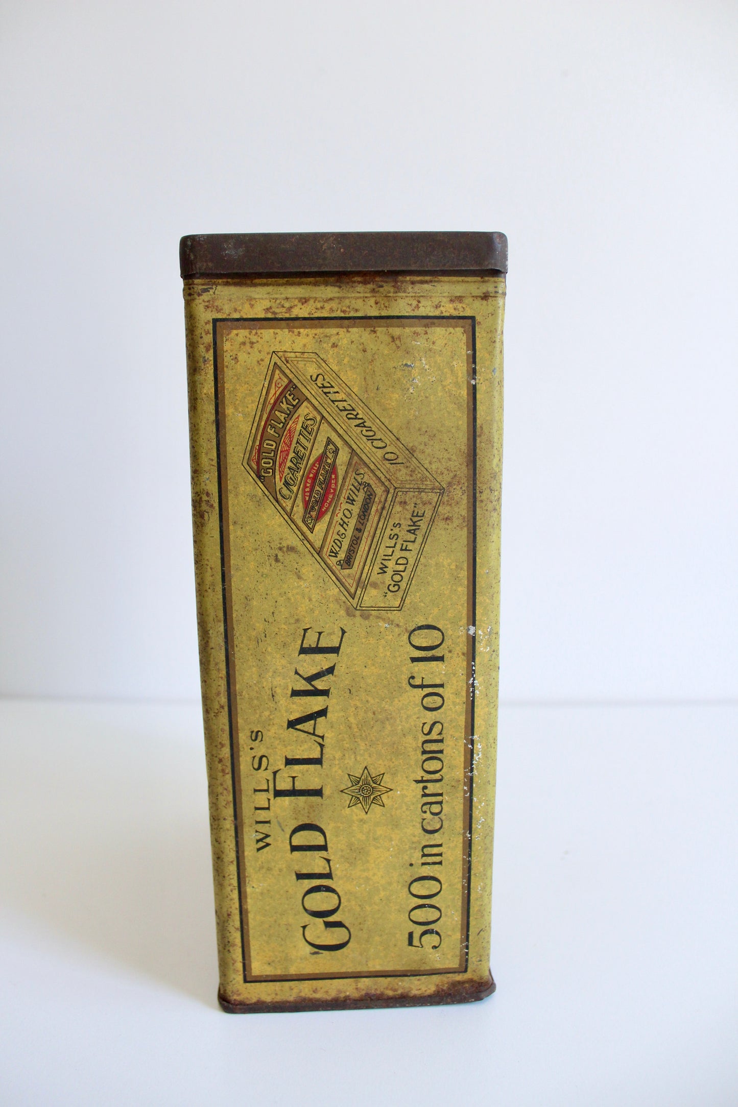 Original 1930s Tin Wills' Gold Flake Cigarettes