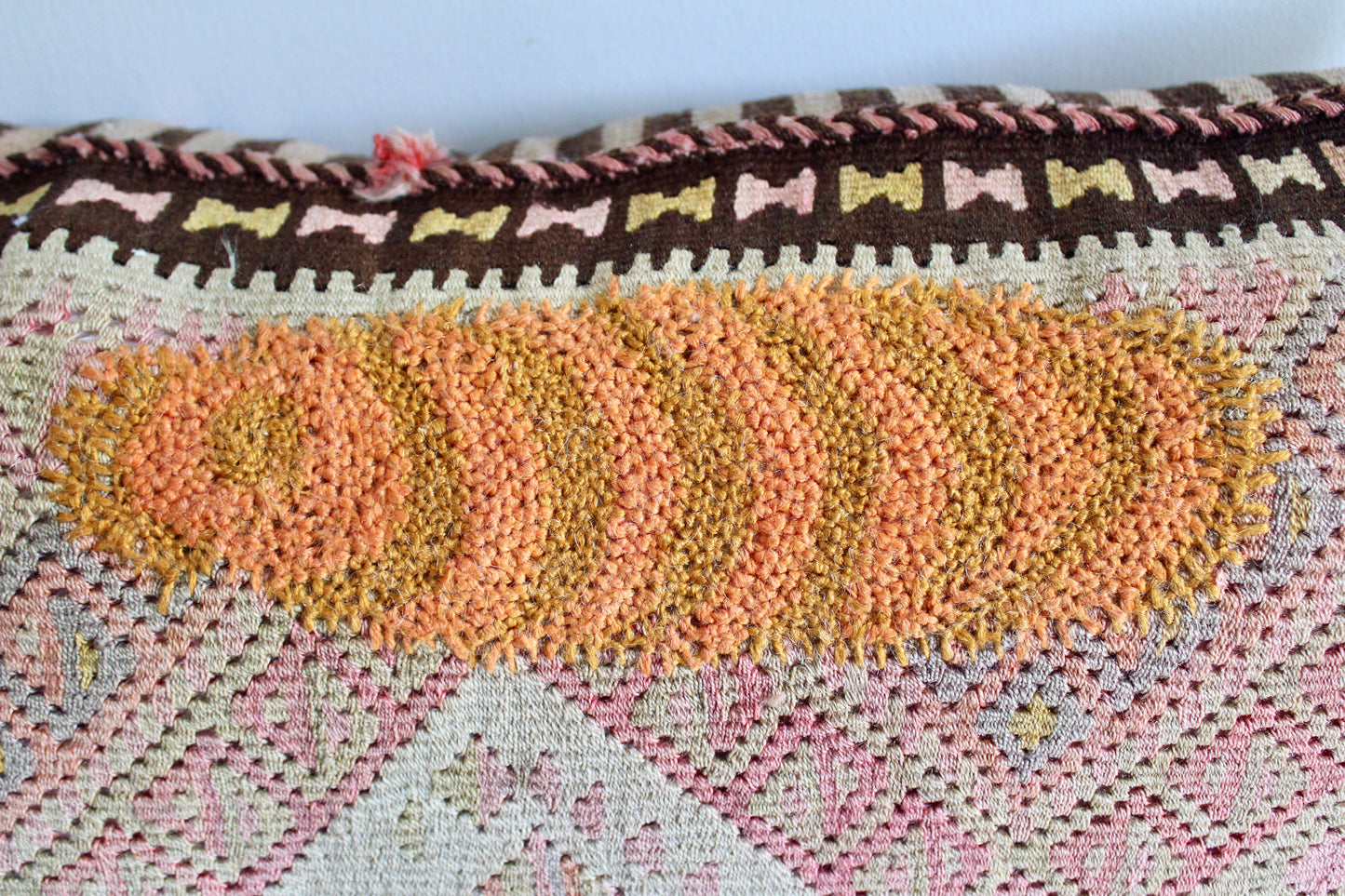 Oversized Turkish Floor Pillow "Village Repair"