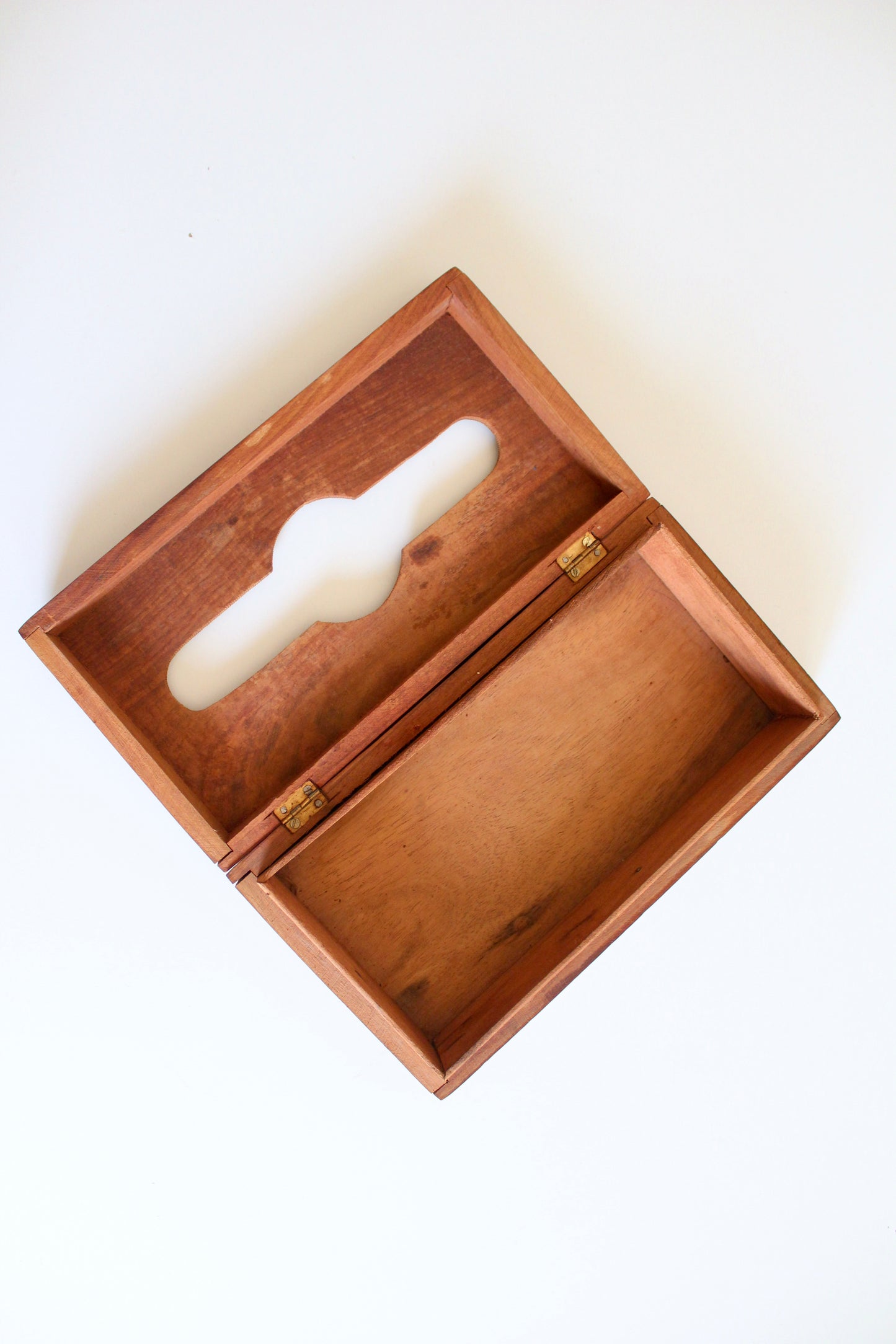 Vintage Indian Rosewood Tissue Box