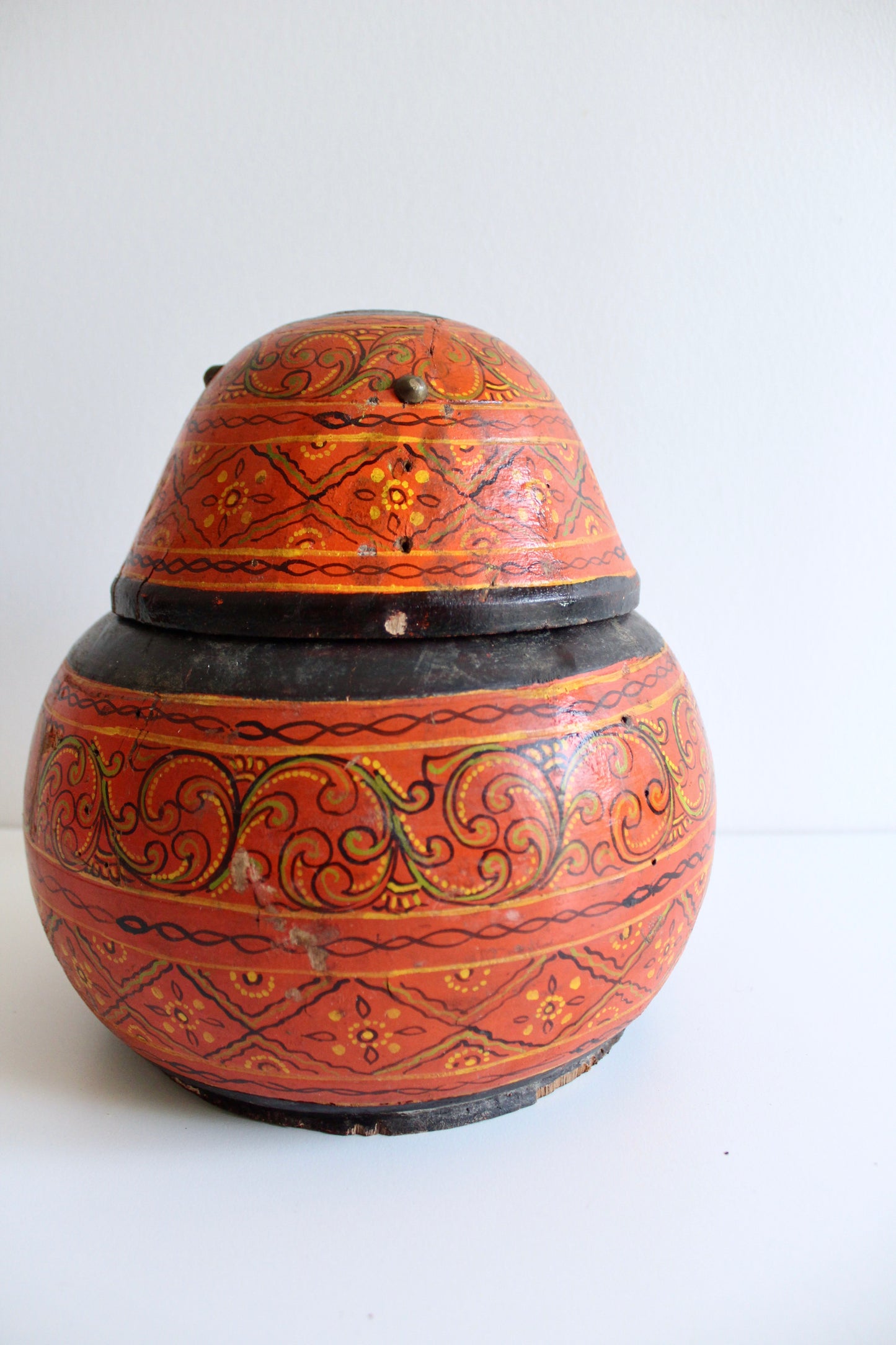 Vintage Handpainted "Cheppu" Jewelry Box