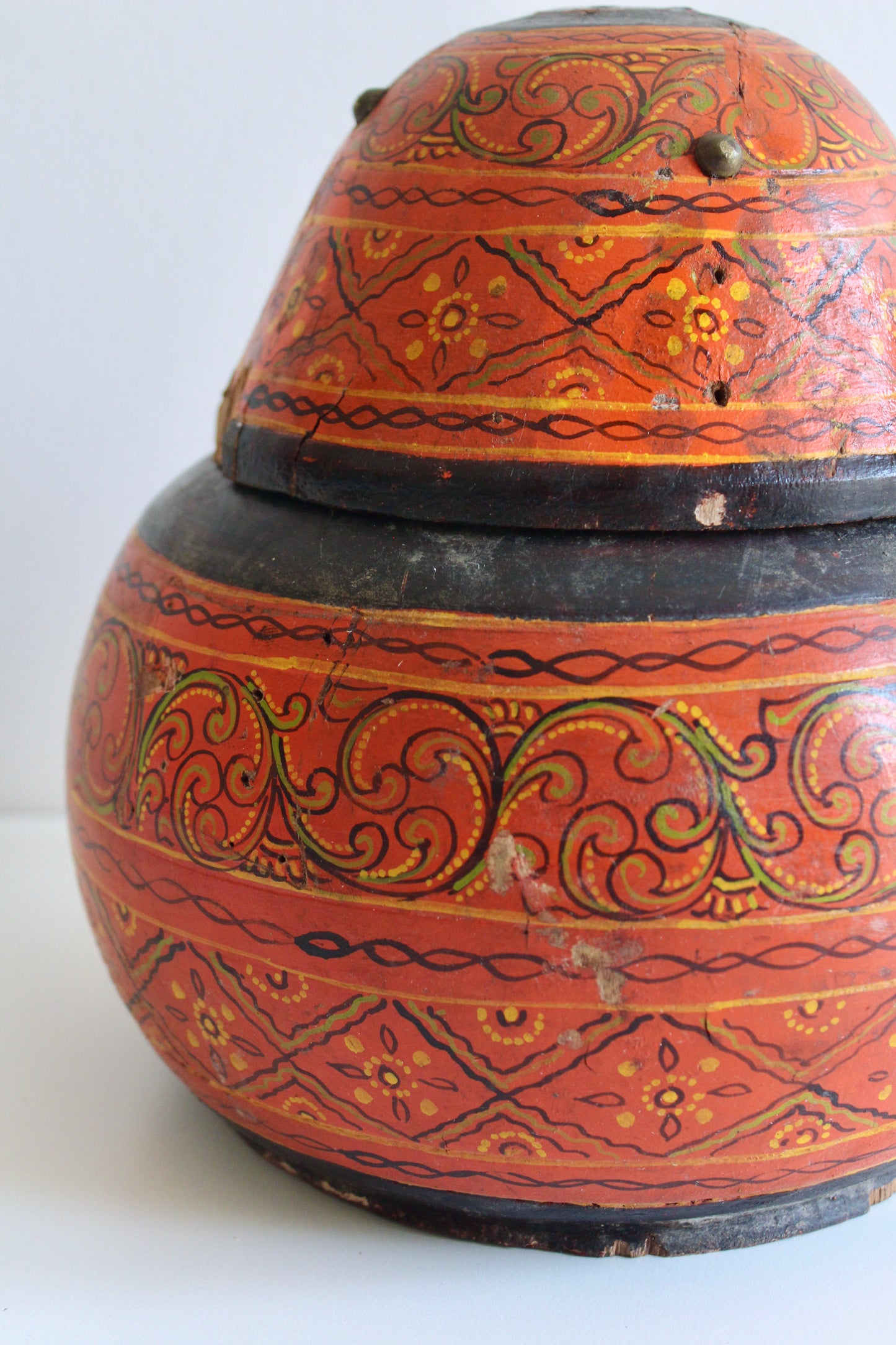 Vintage Handpainted "Cheppu" Jewelry Box