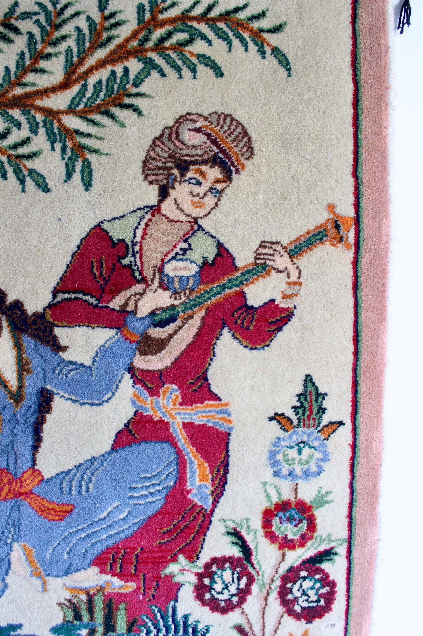 Handwoven Persian Pictorial Carpet