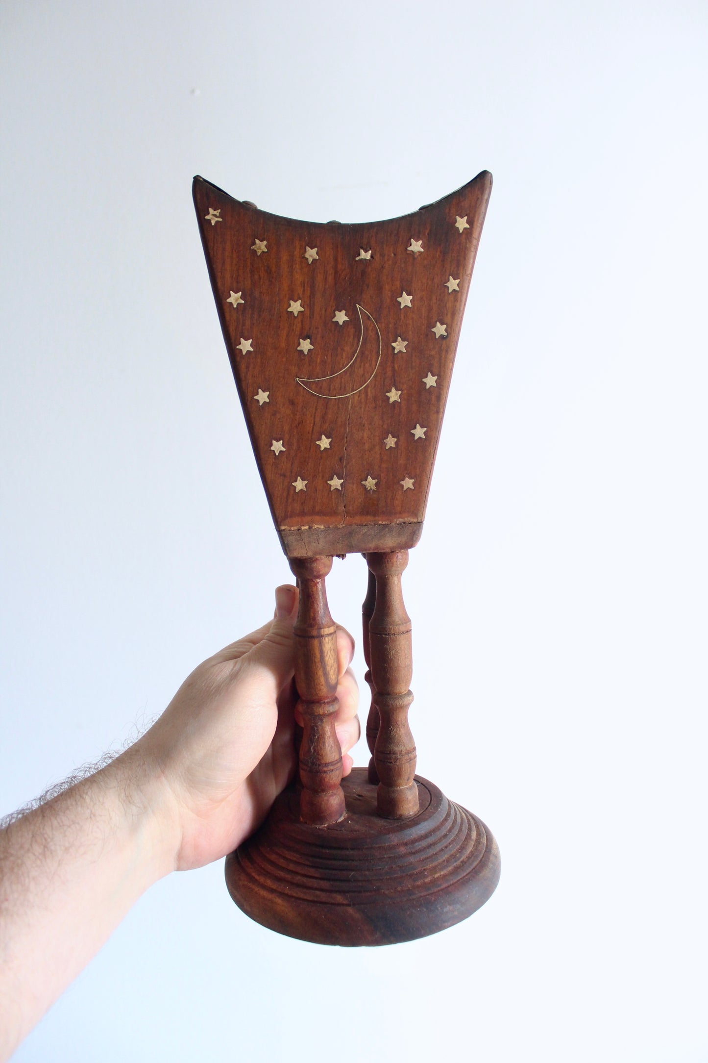 Rosewood and Brass Inlay Mubkhar
