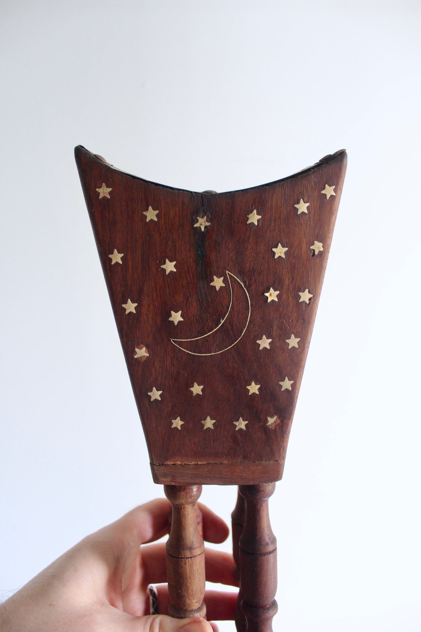 Rosewood and Brass Inlay Mubkhar
