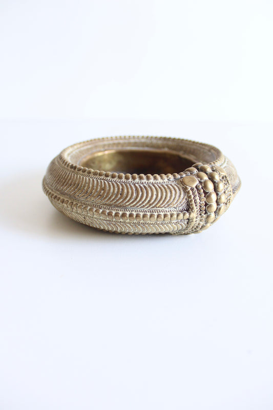 Vintage Indian Tribal Anklet Ashtray or Catch All
