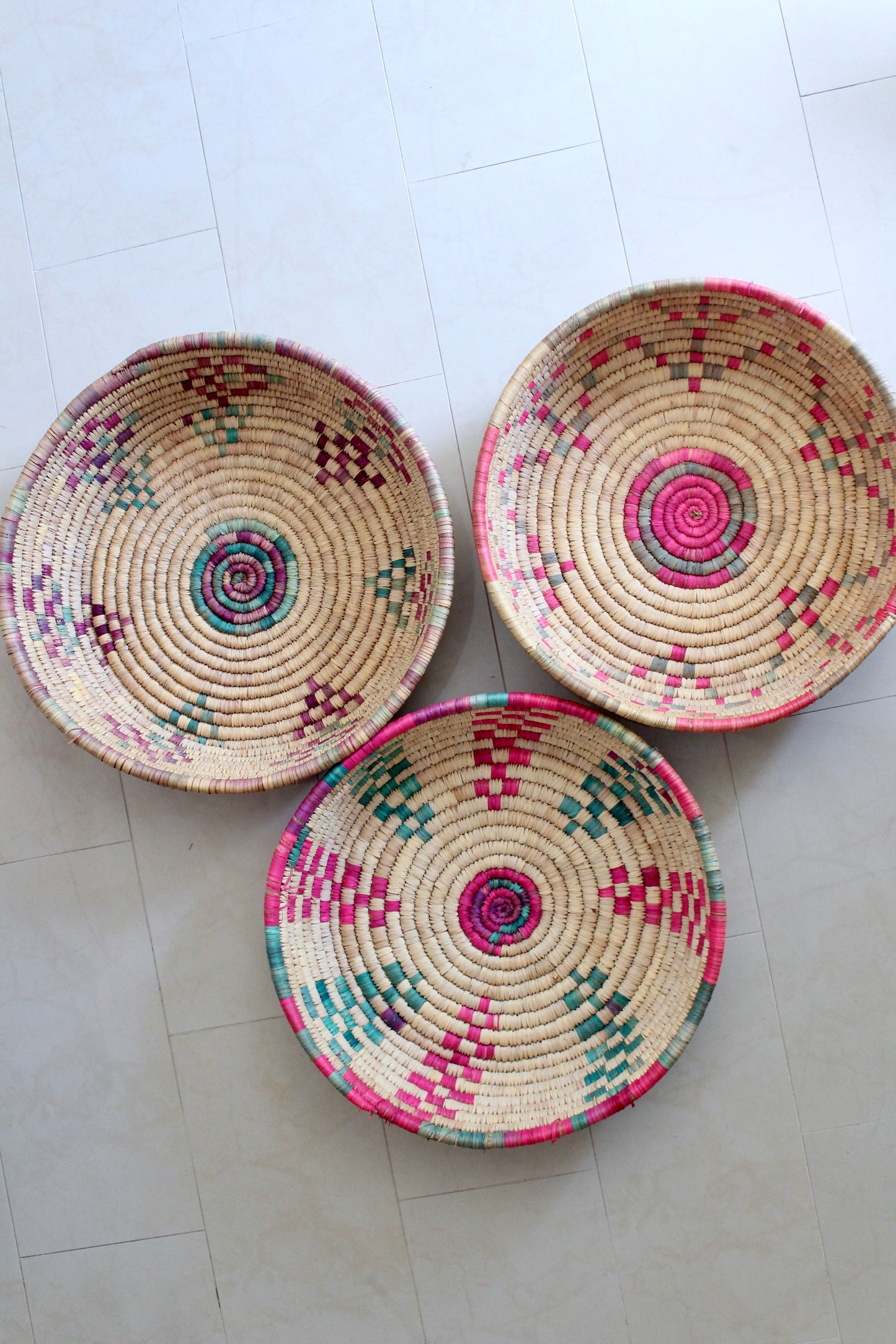 XL Handwoven Baskets for Basket Wall