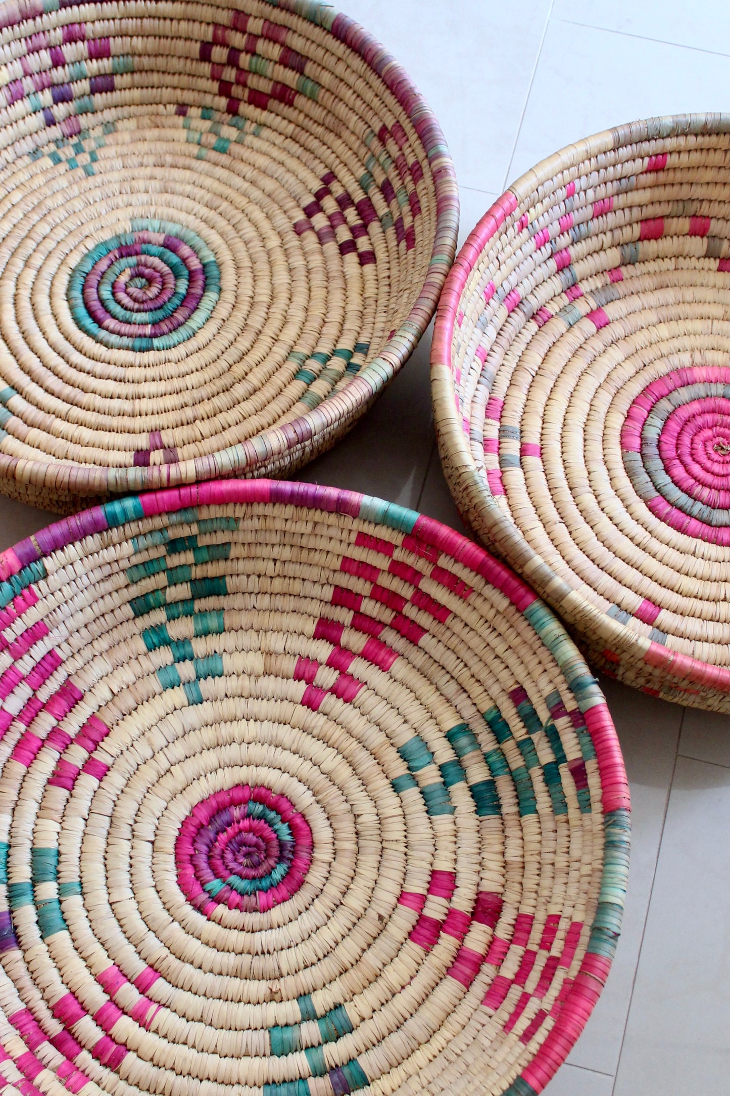 XL Handwoven Baskets for Basket Wall