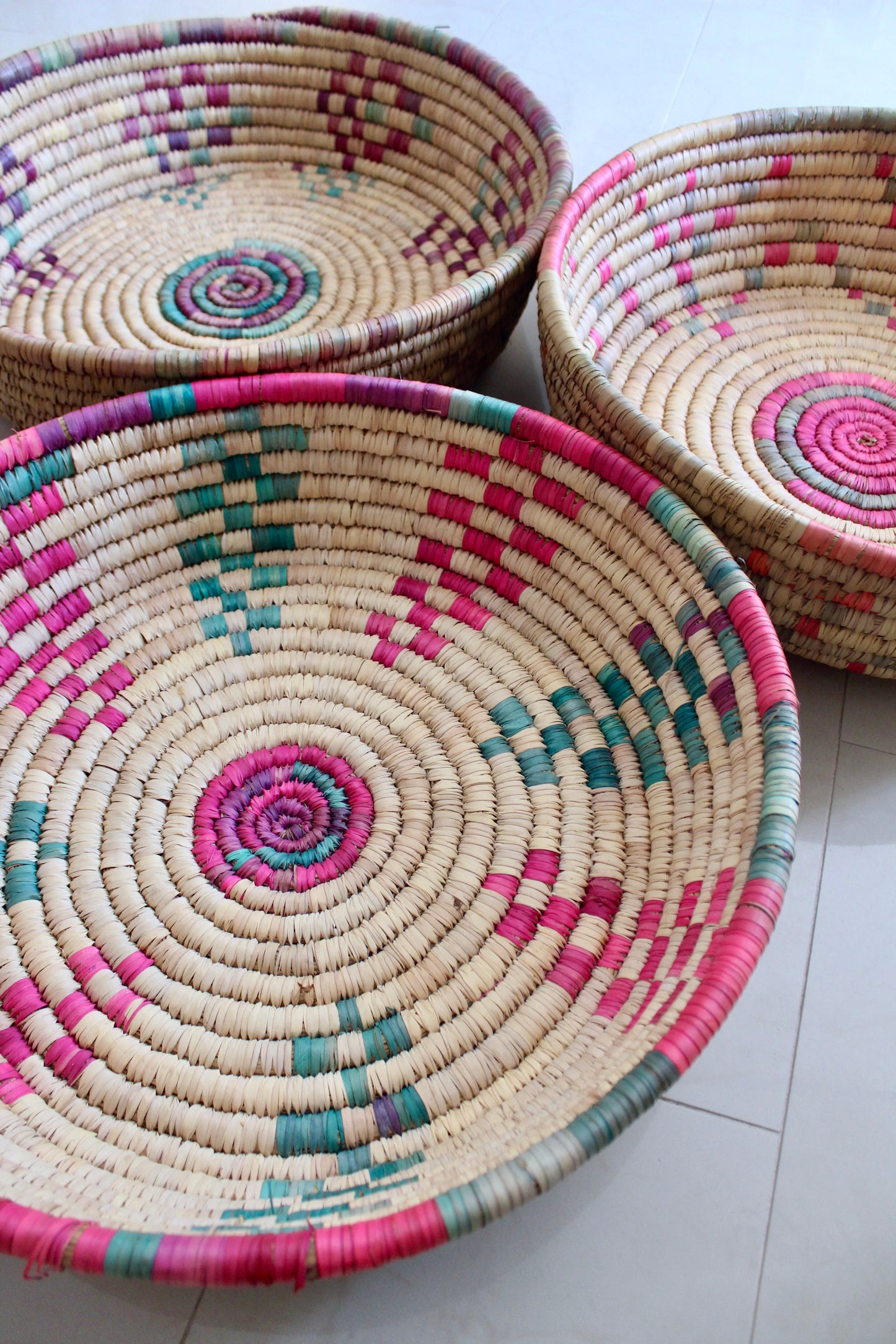 XL Handwoven Baskets for Basket Wall