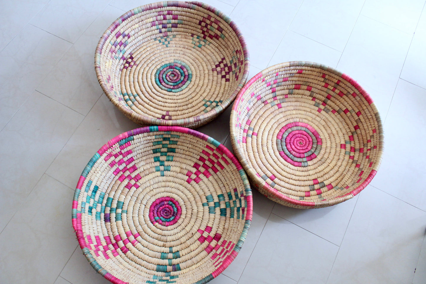 XL Handwoven Baskets for Basket Wall