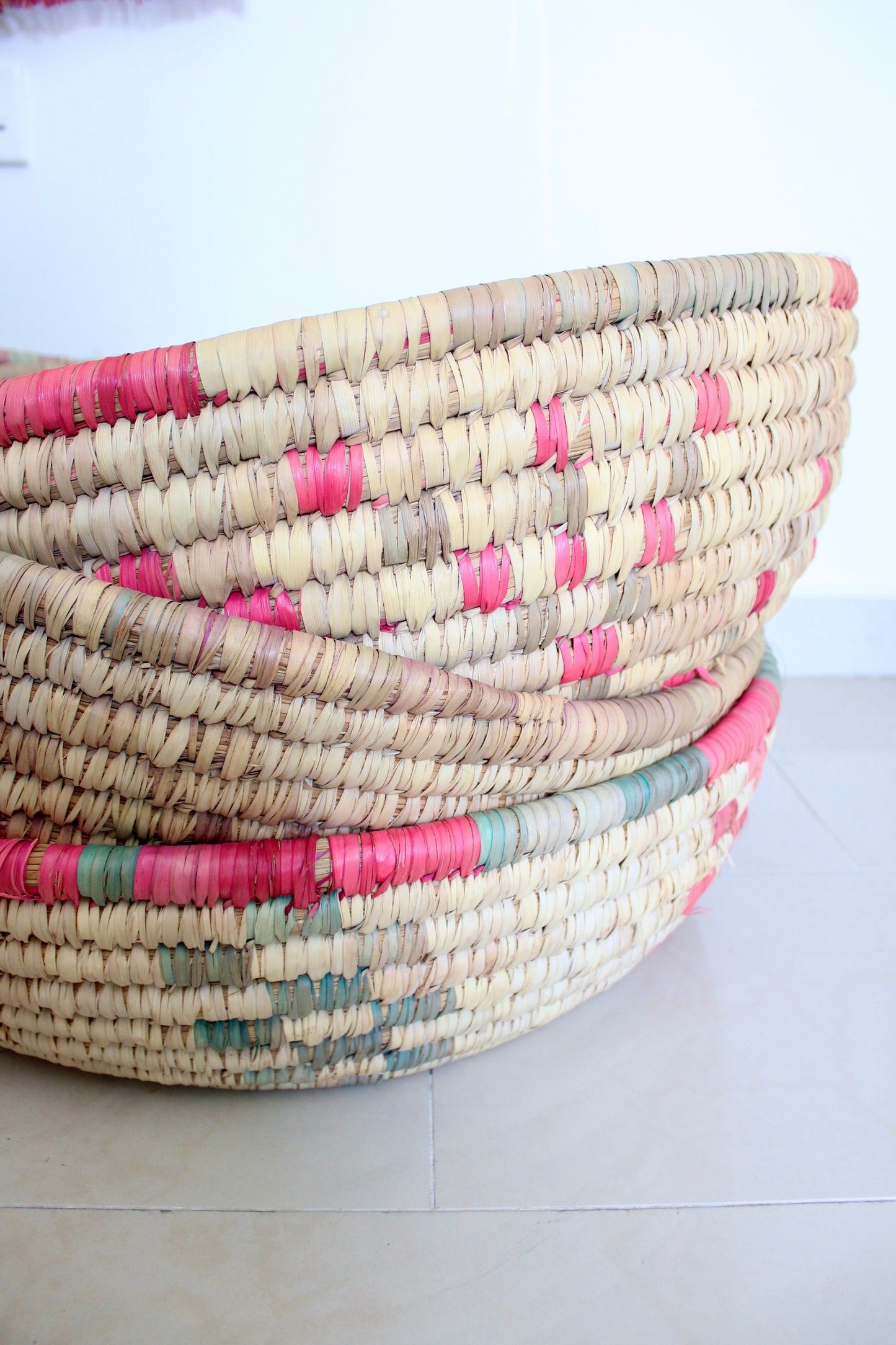 XL Handwoven Baskets for Basket Wall