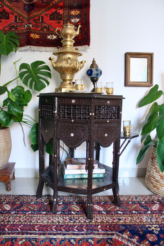 Vintage Mid Century Syrian Tea Table
