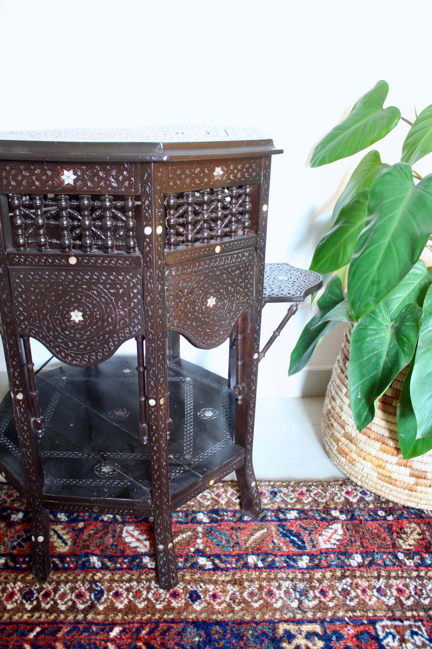 Vintage Mid Century Syrian Tea Table