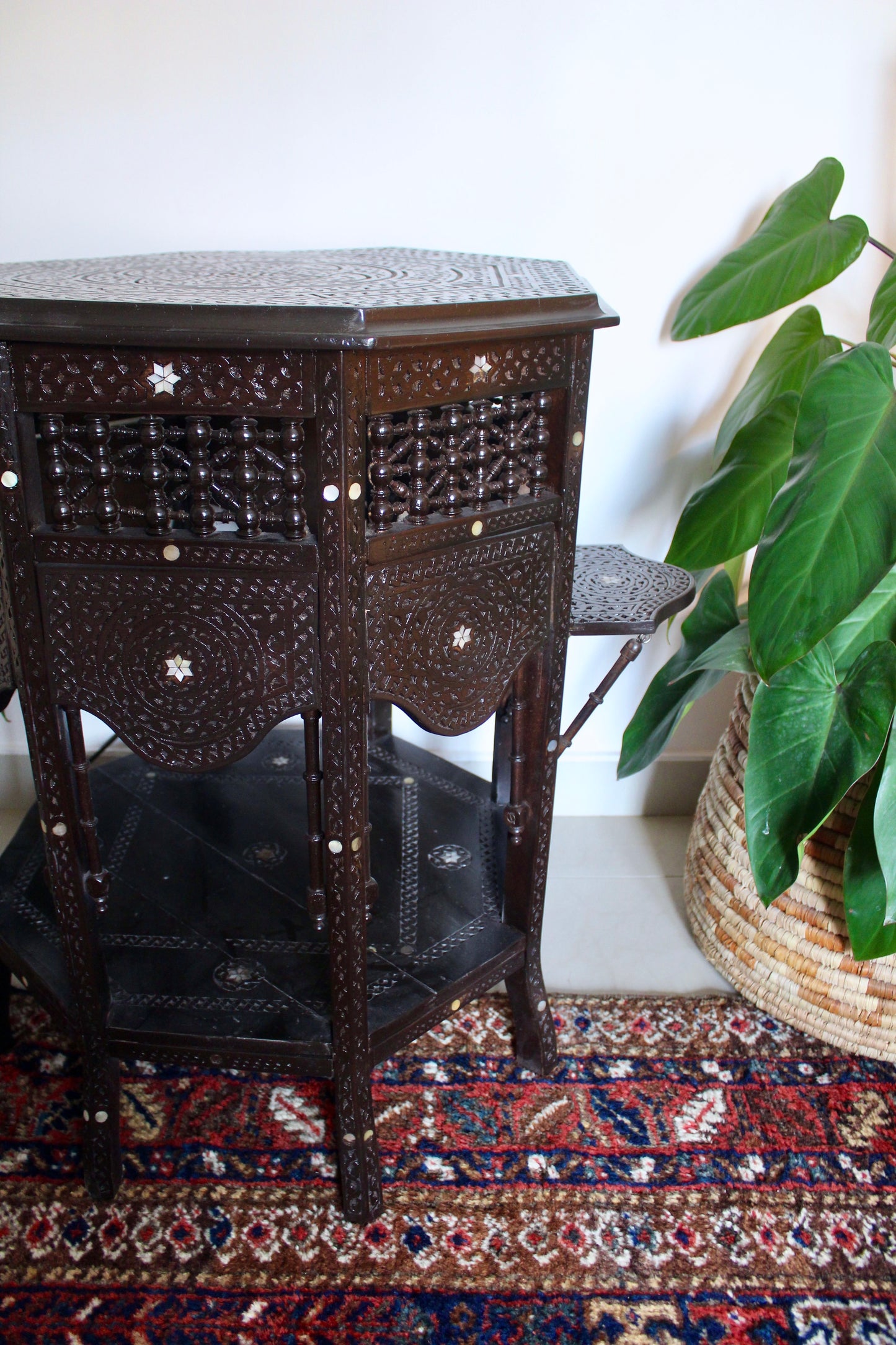 Vintage Mid Century Syrian Tea Table
