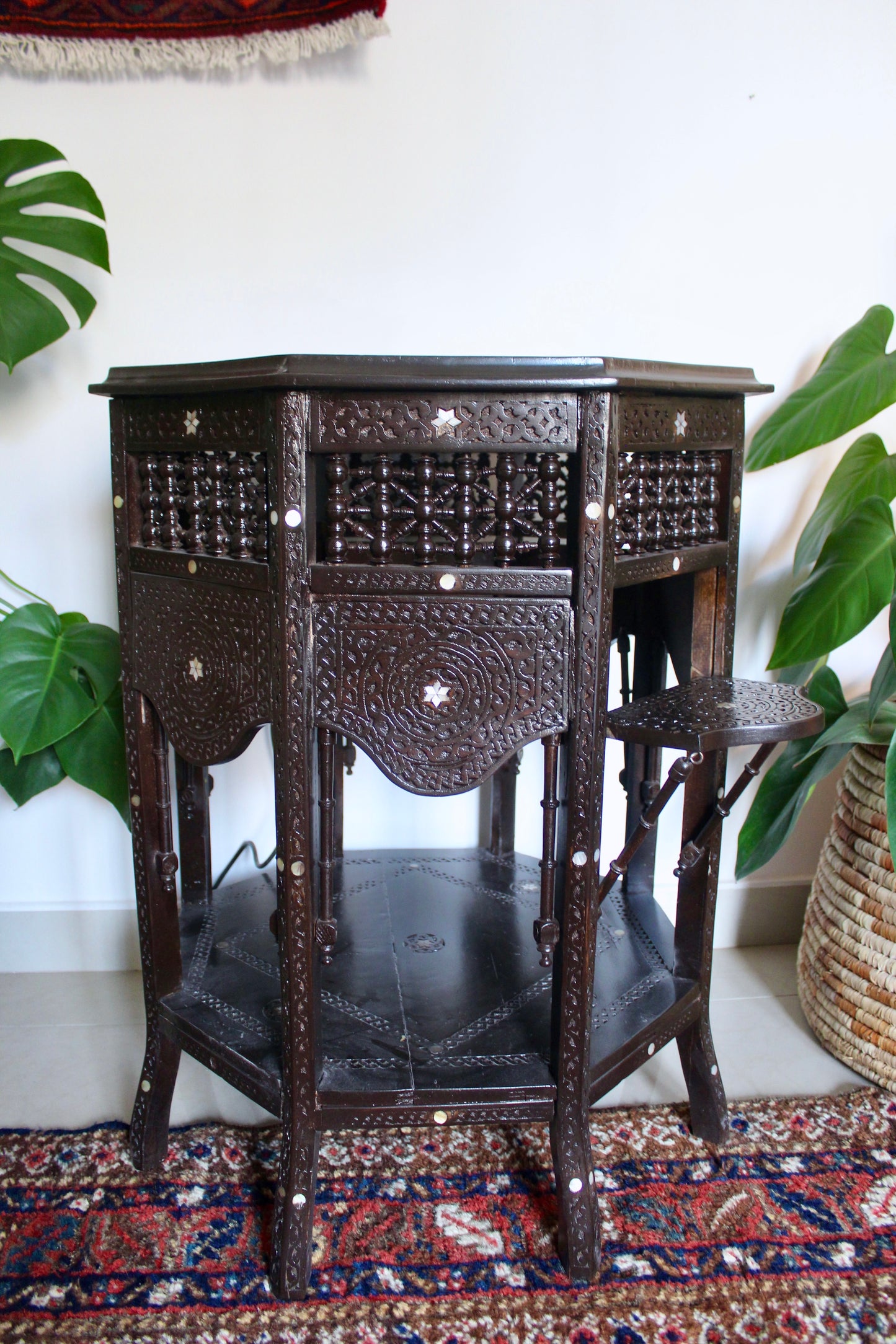 Vintage Mid Century Syrian Tea Table