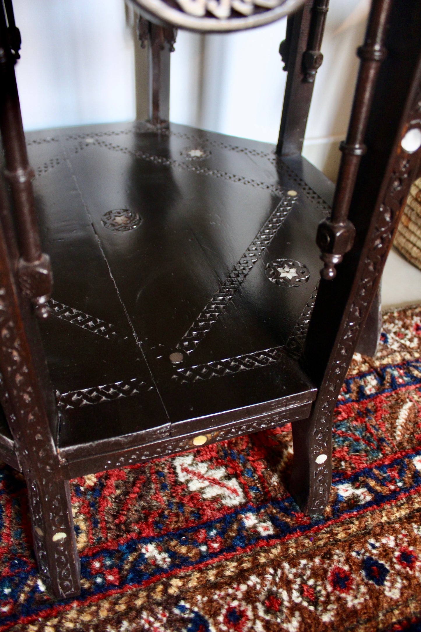 Vintage Mid Century Syrian Tea Table