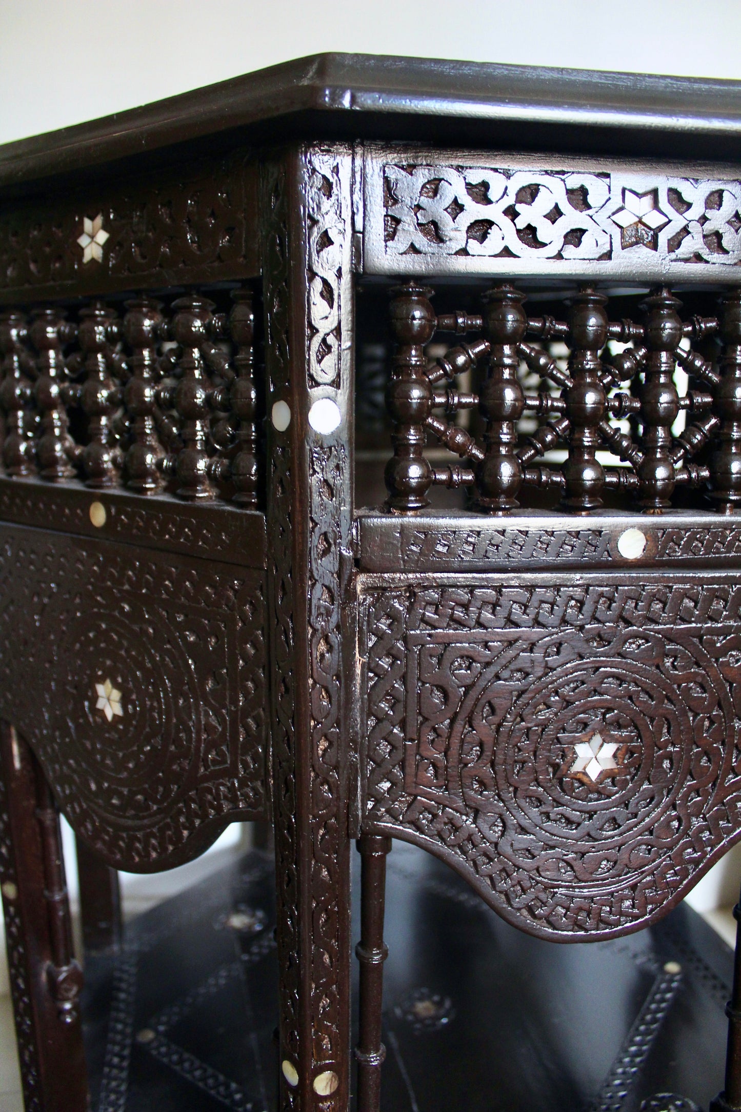Vintage Mid Century Syrian Tea Table