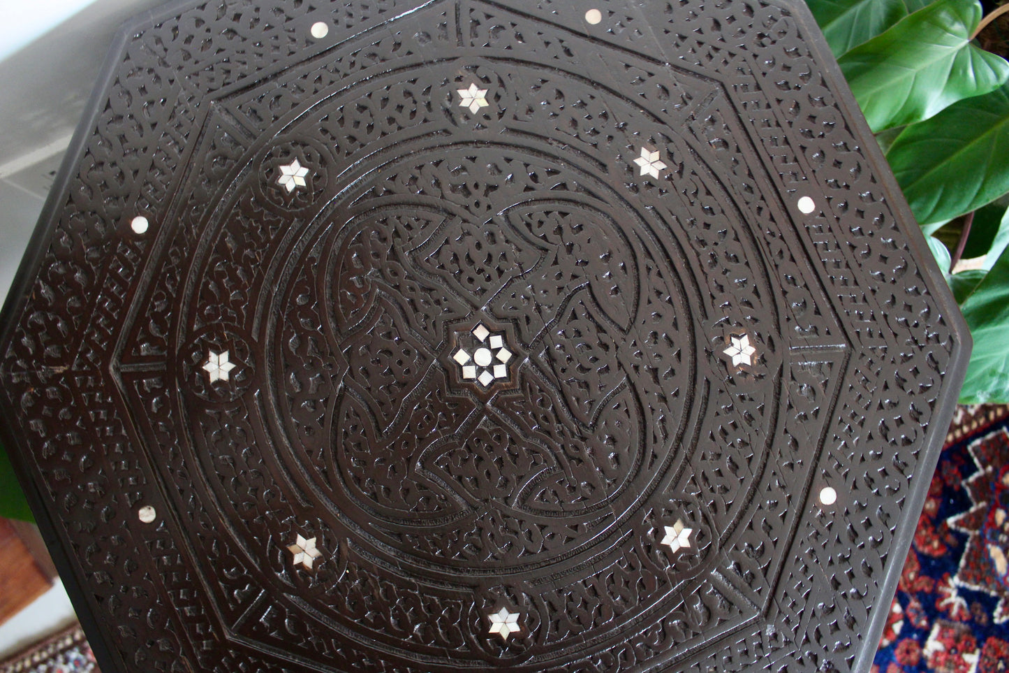 Vintage Mid Century Syrian Tea Table