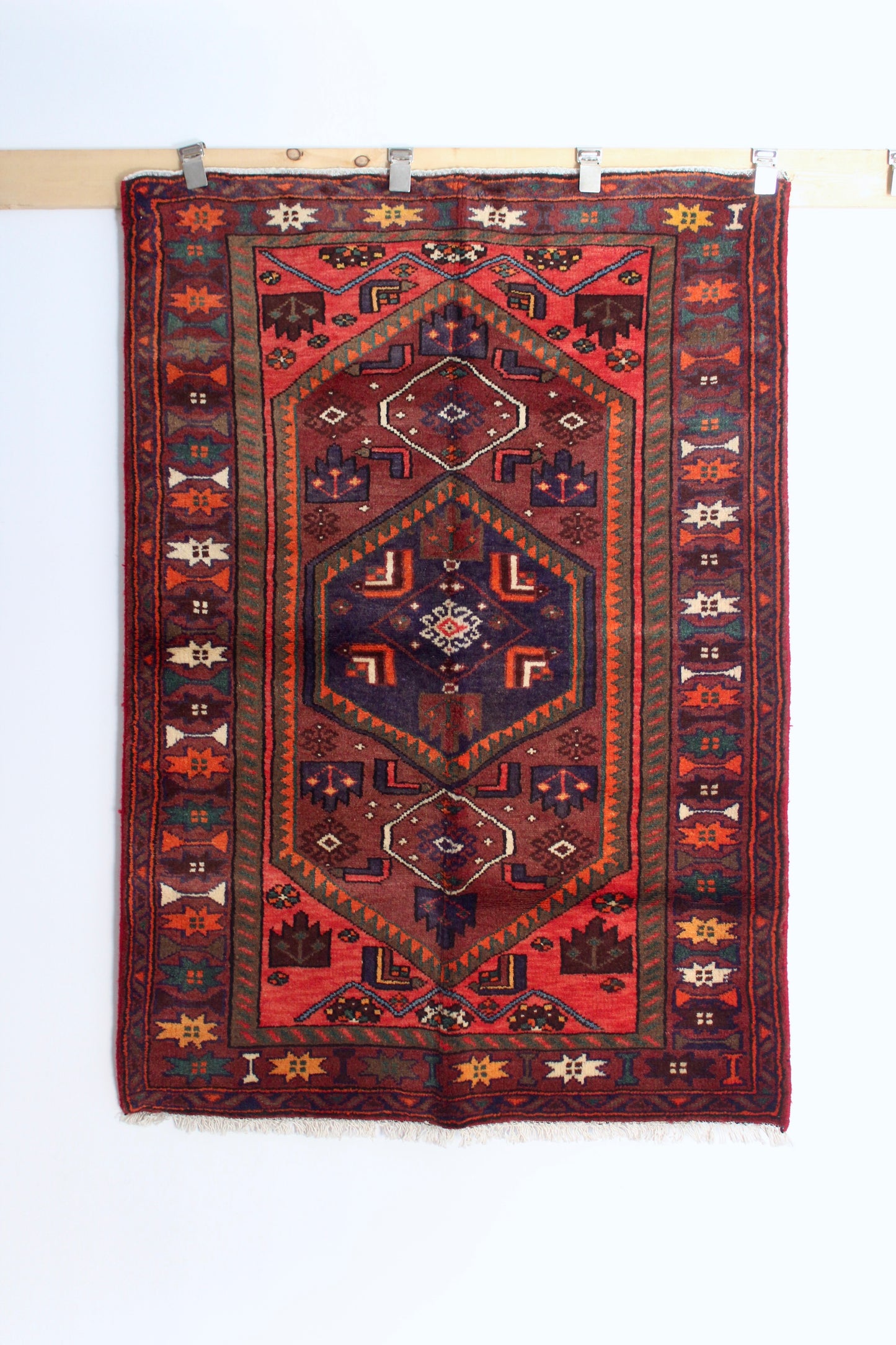 Vintage Kurdish Carpet - 104x158cm
