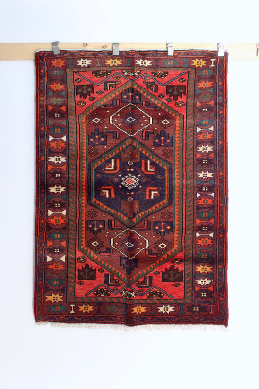 Vintage Kurdish Carpet - 104x158cm