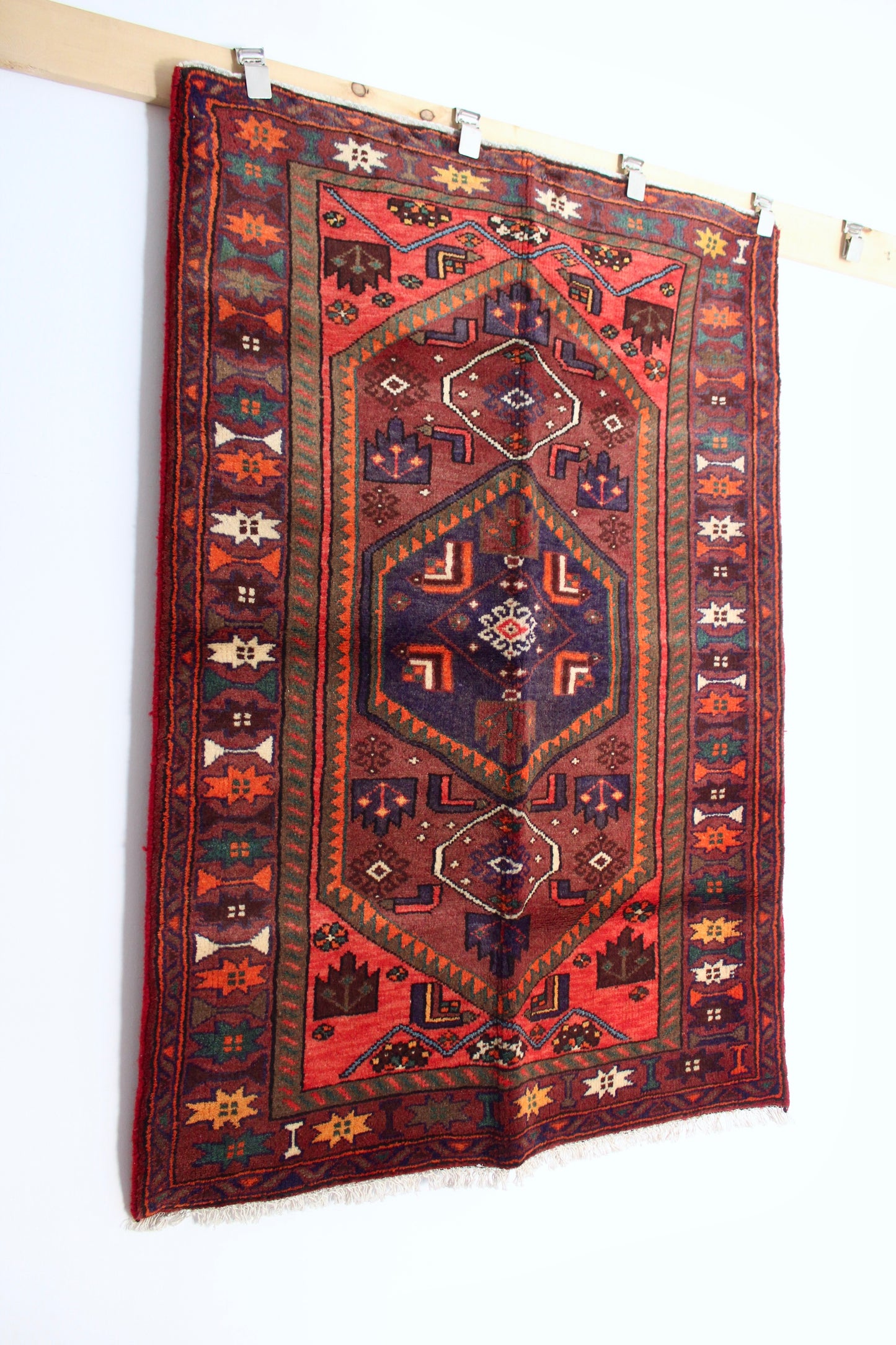 Vintage Kurdish Carpet - 104x158cm