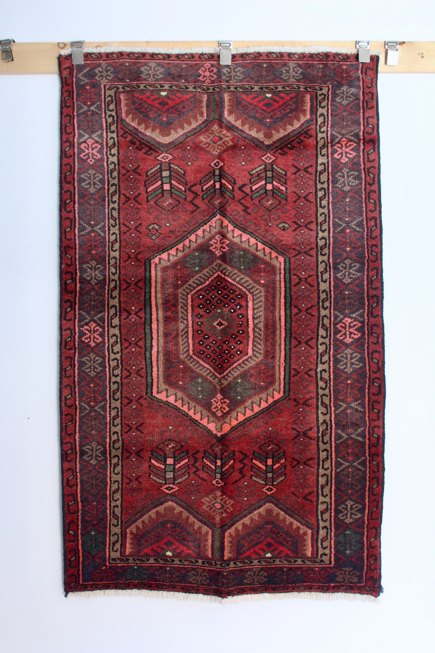 Vintage Kurdish Carpet - 91x157