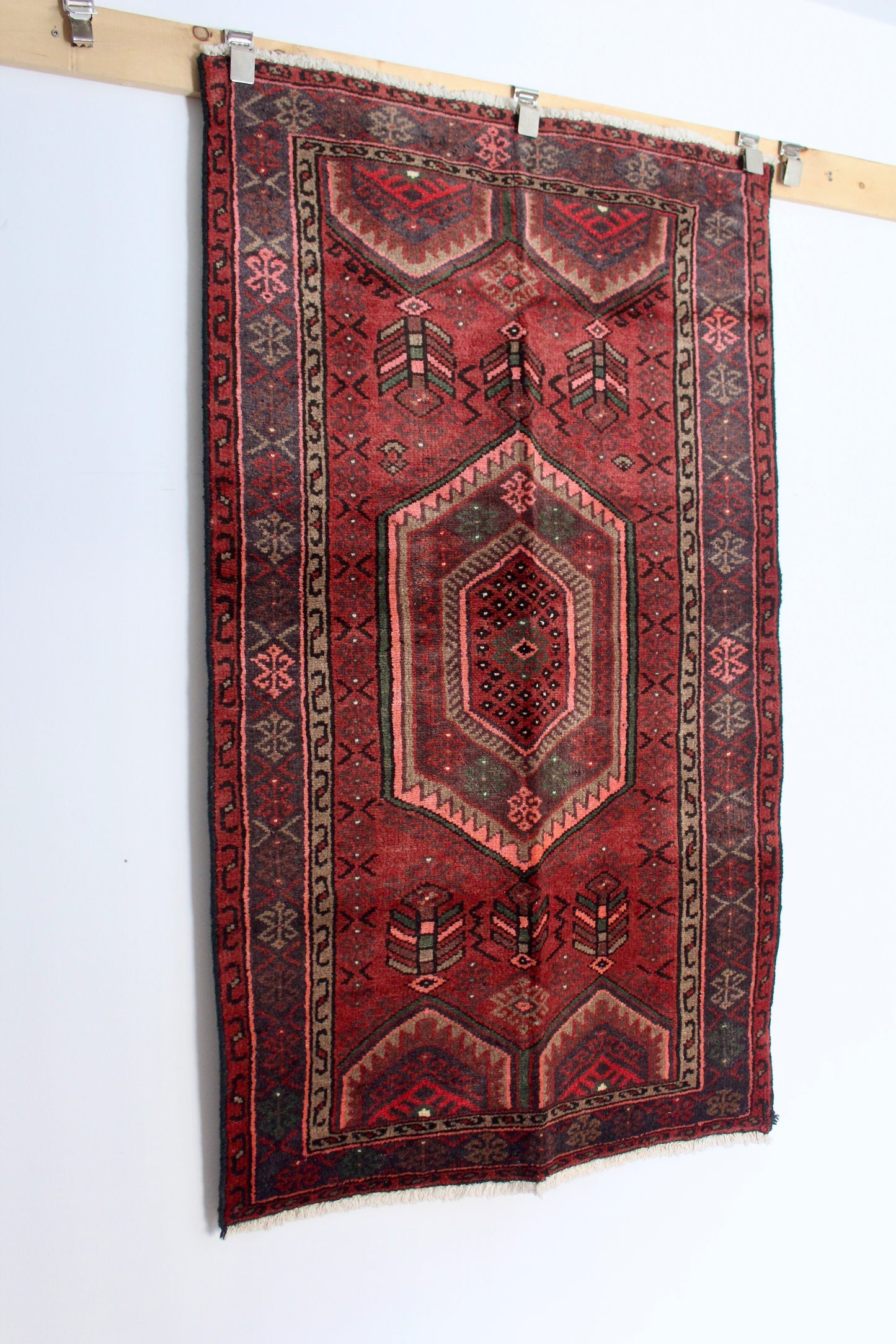 Vintage Kurdish Carpet - 91x157