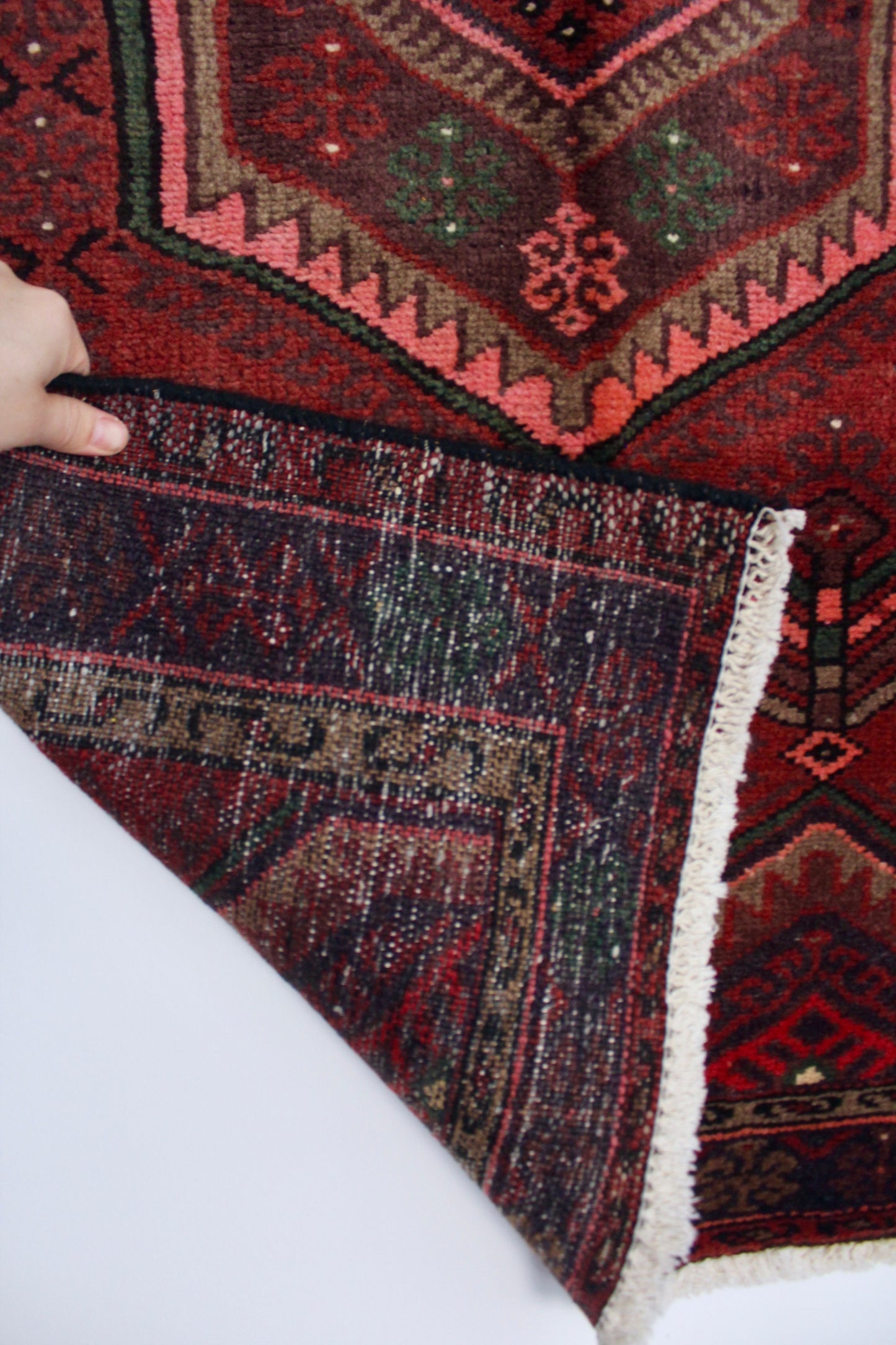 Vintage Kurdish Carpet - 91x157