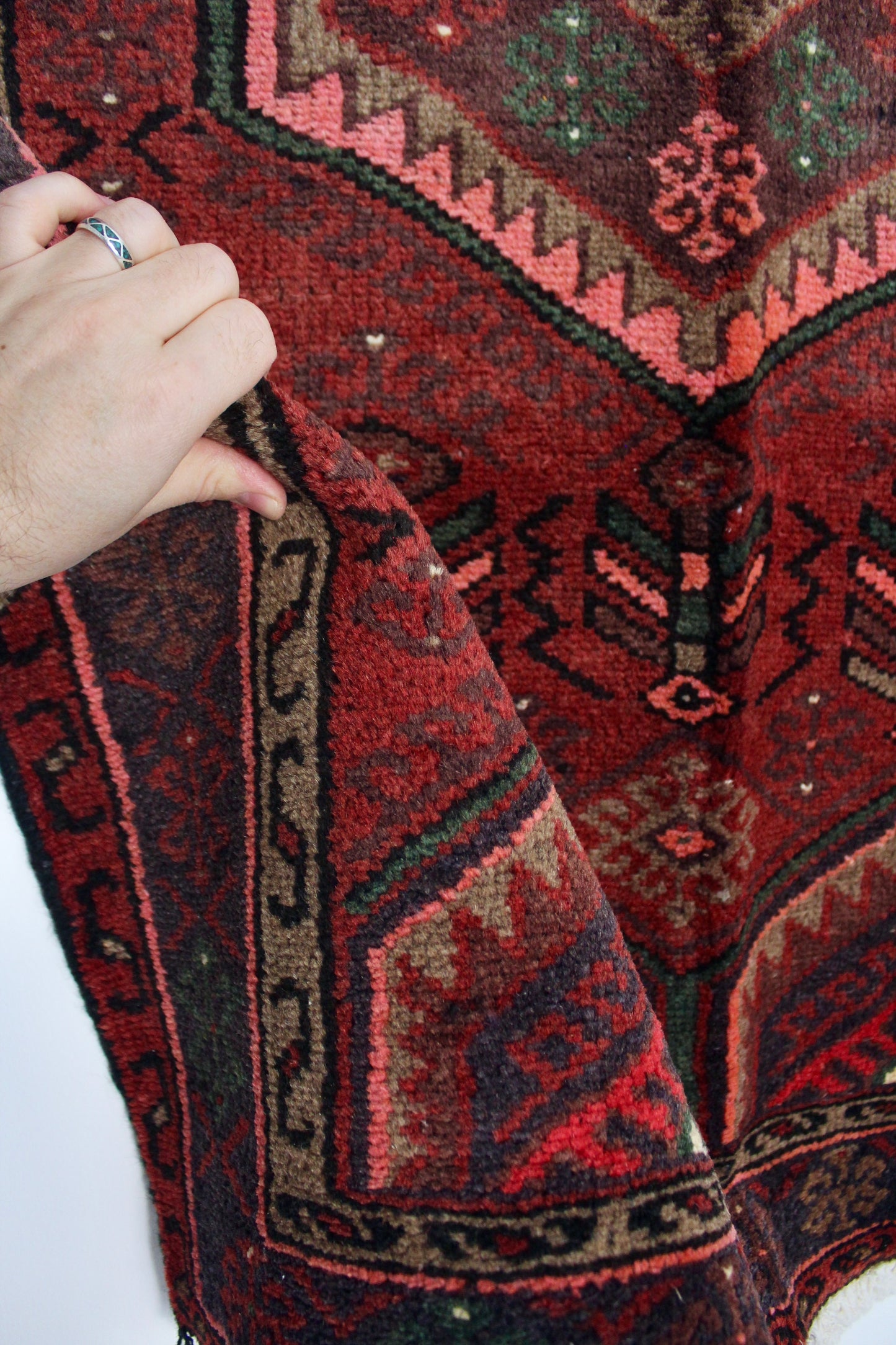 Vintage Kurdish Carpet - 91x157