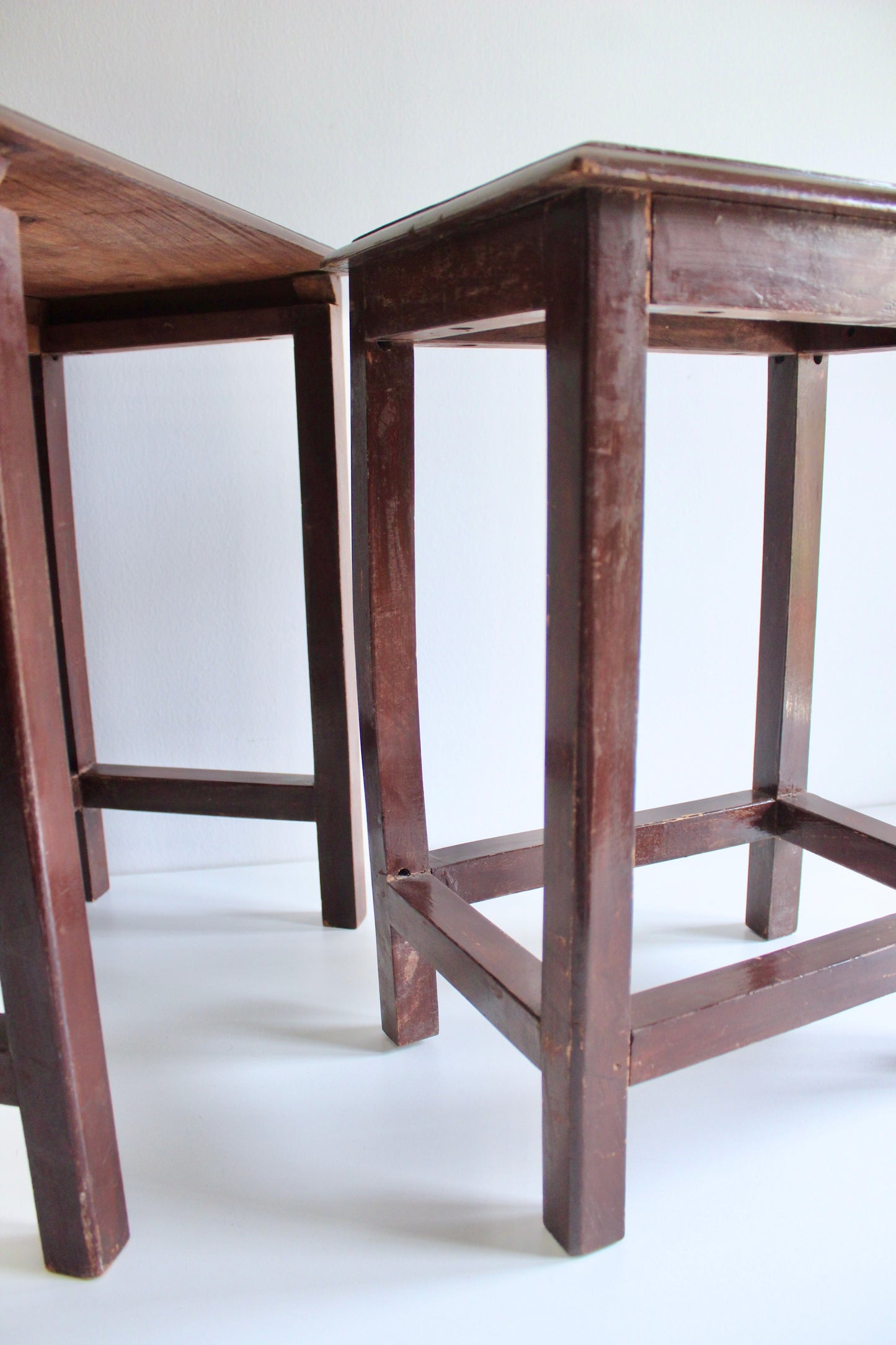 Vintage Indian Rosewood Side Tables
