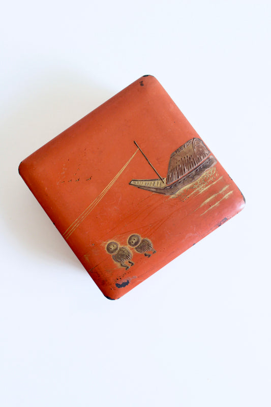 Antique Japanese Lacquer Box