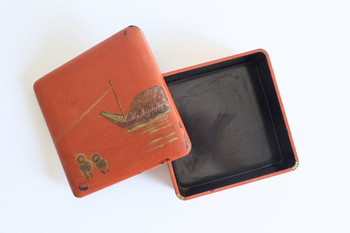 Antique Japanese Lacquer Box