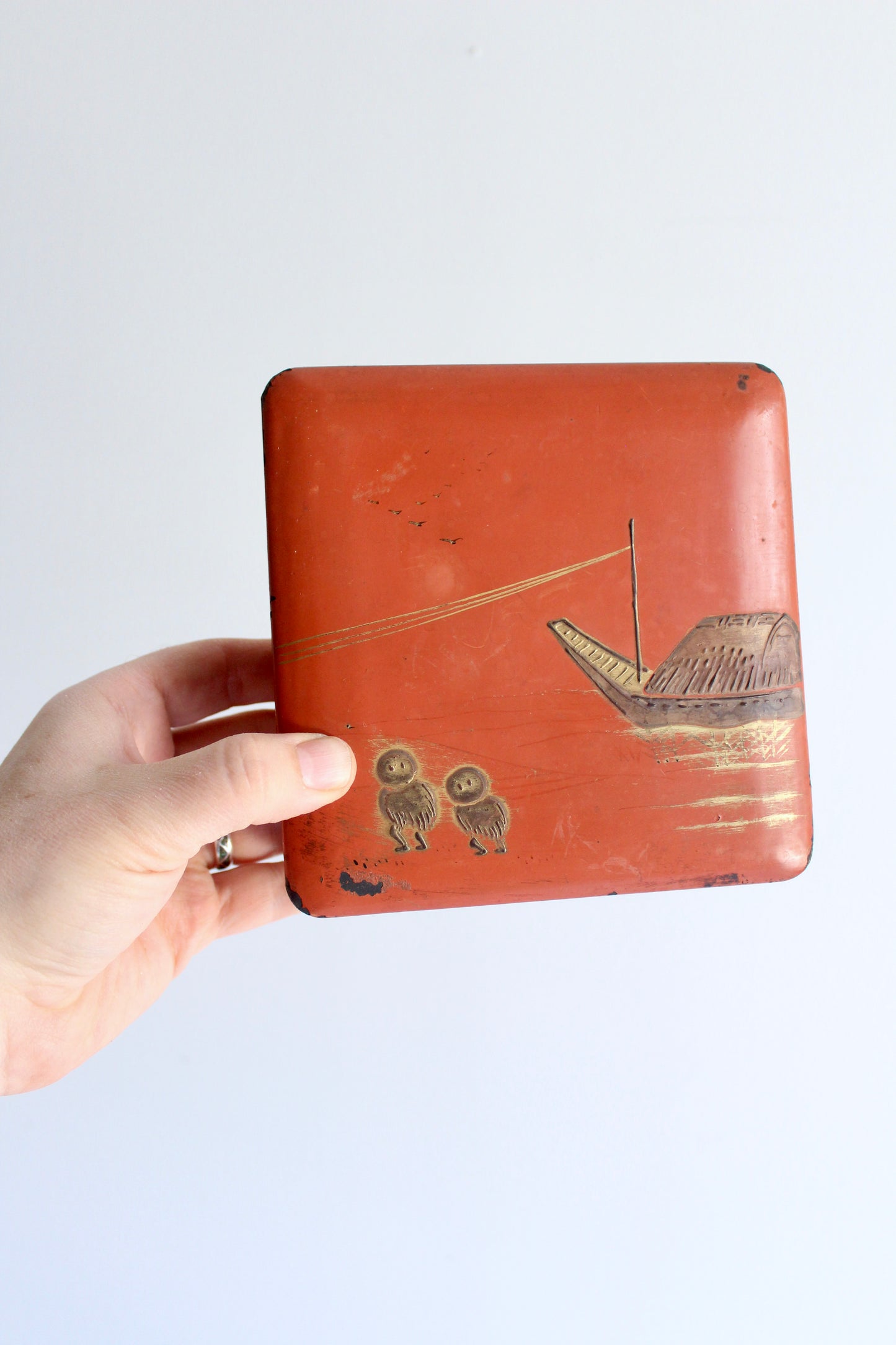 Antique Japanese Lacquer Box