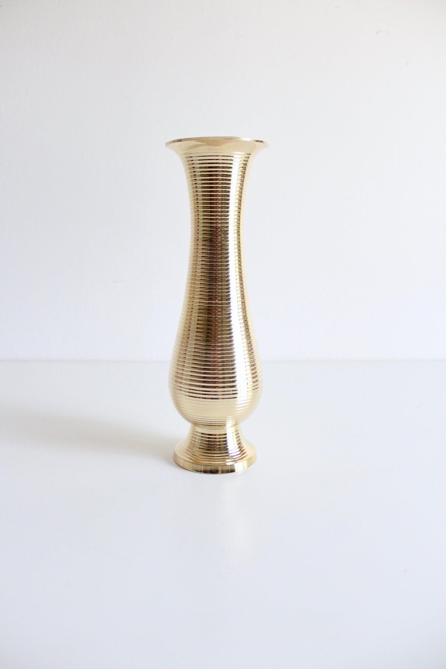 Mid Century Indian Brass Vase