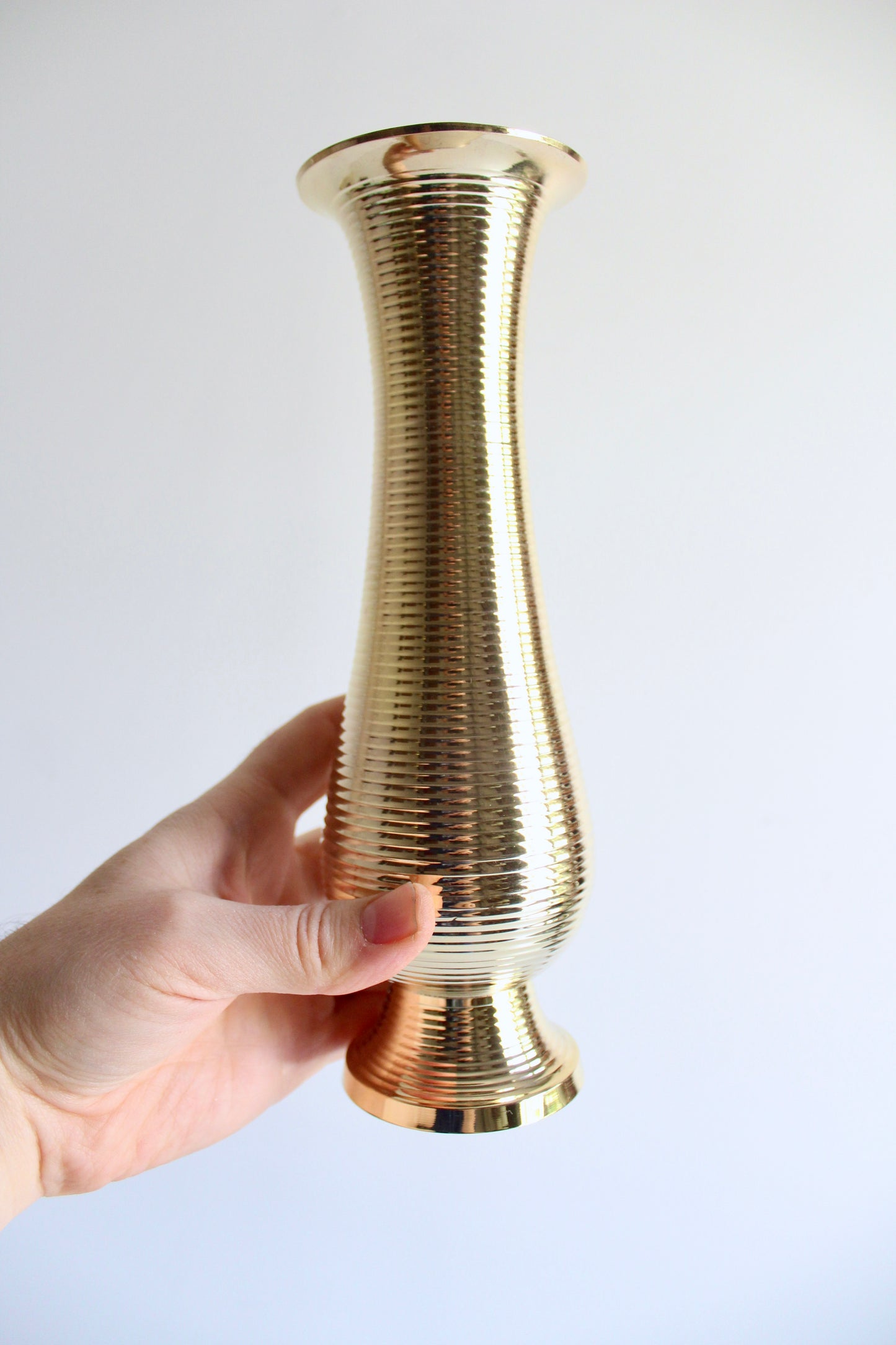 Mid Century Indian Brass Vase