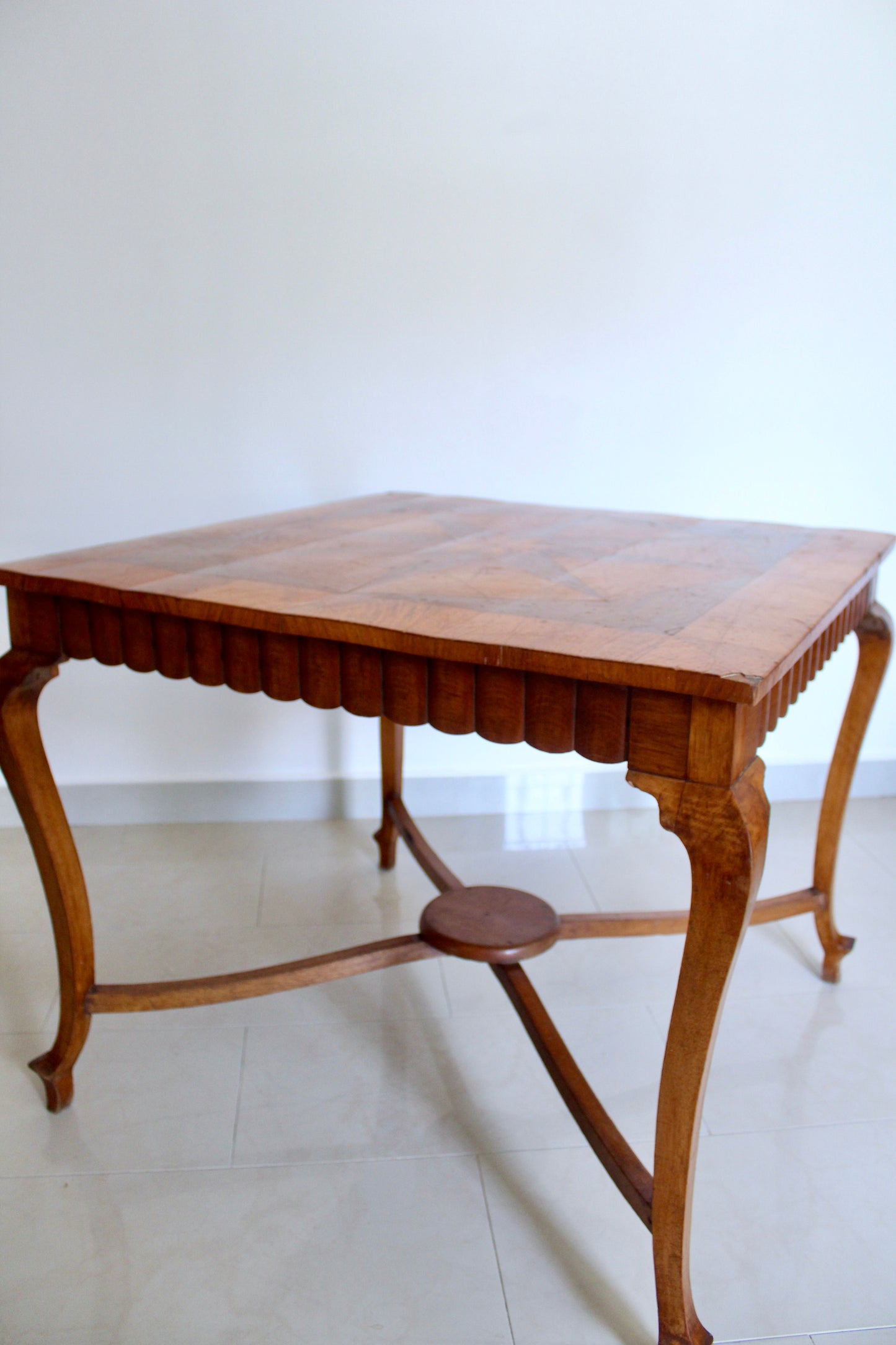Vintage Starburst Parquetry Occasional Table