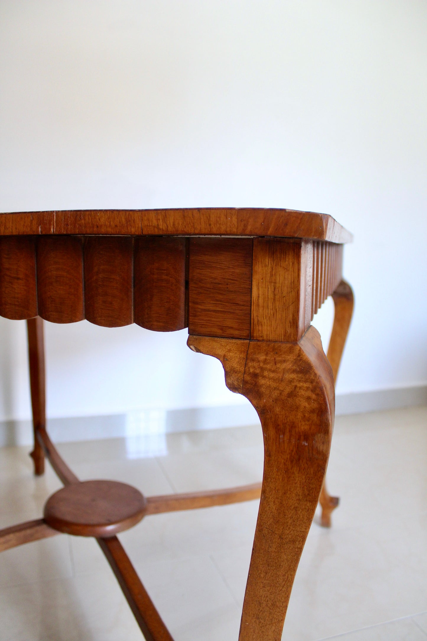 Vintage Starburst Parquetry Occasional Table
