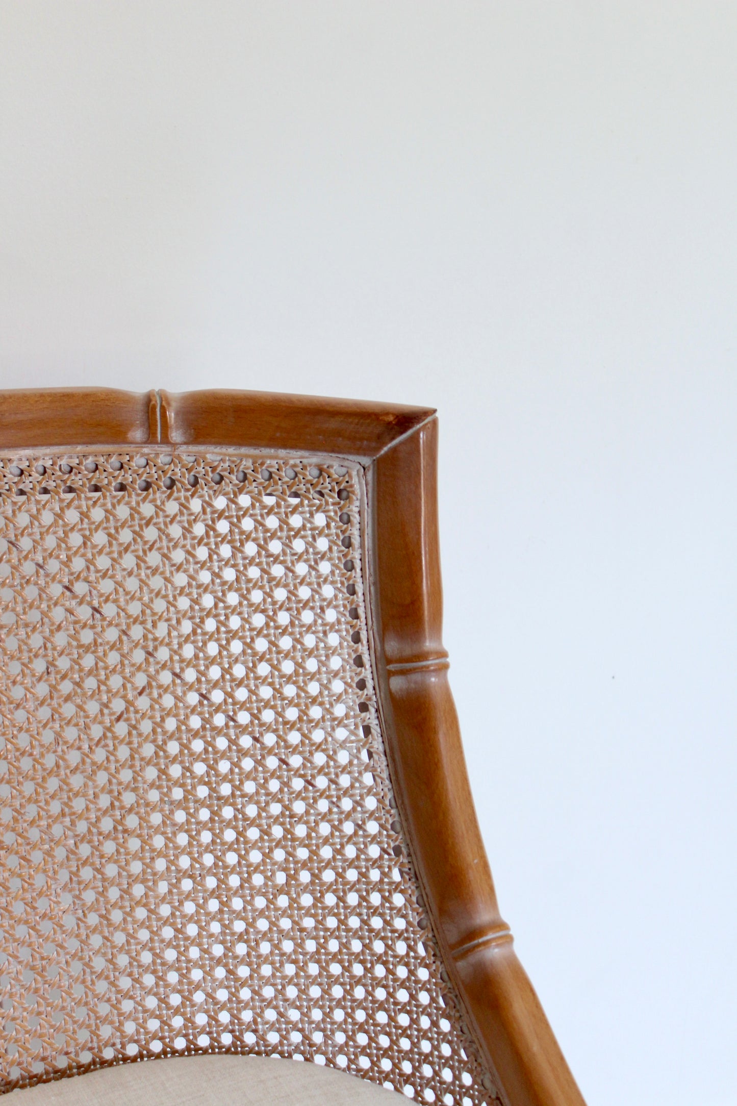 Louis XVI Faux Bamboo Cane Chair